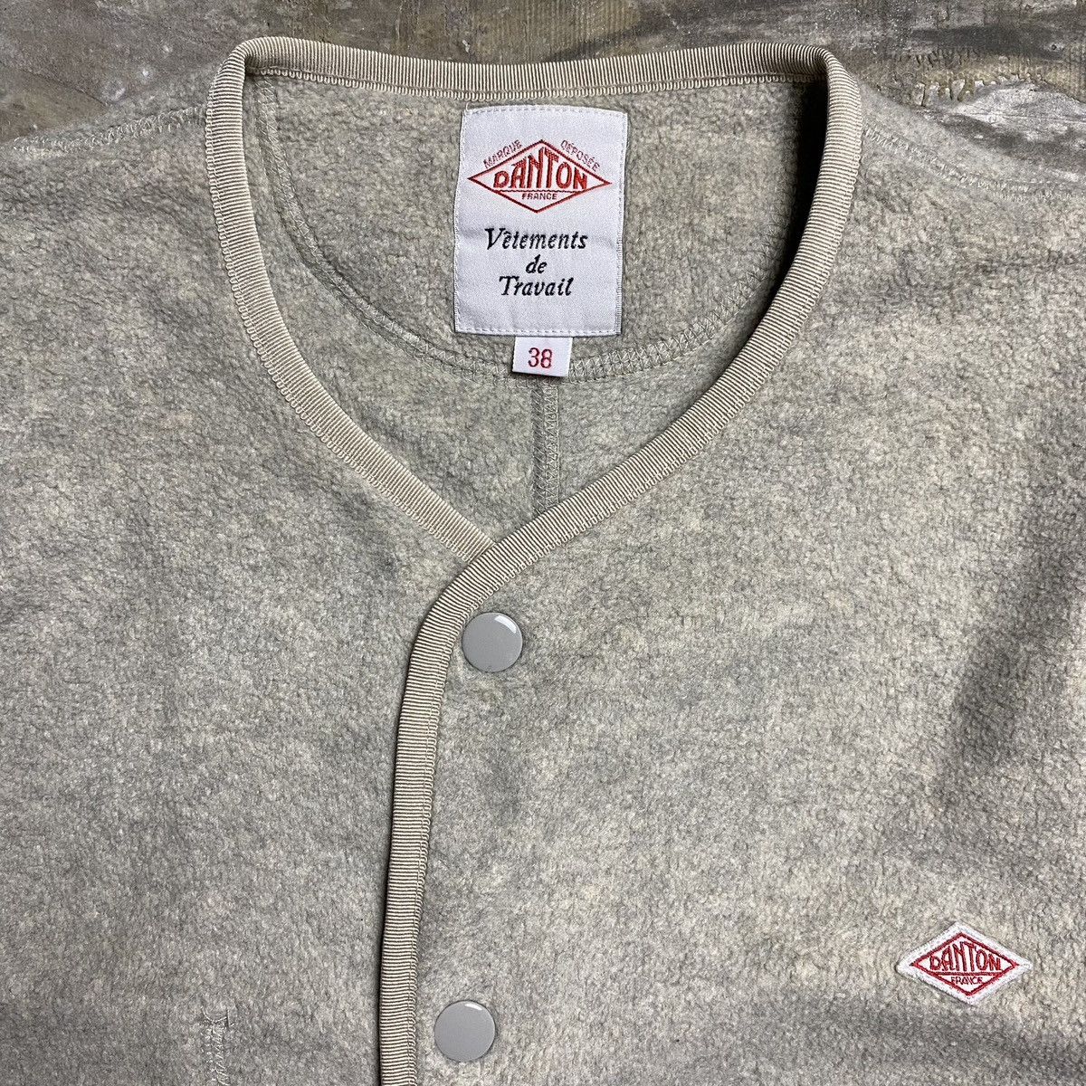 Danton Danton Fleece Collarless Jacket Size US M / EU 48-50 / 2 - 6 Thumbnail