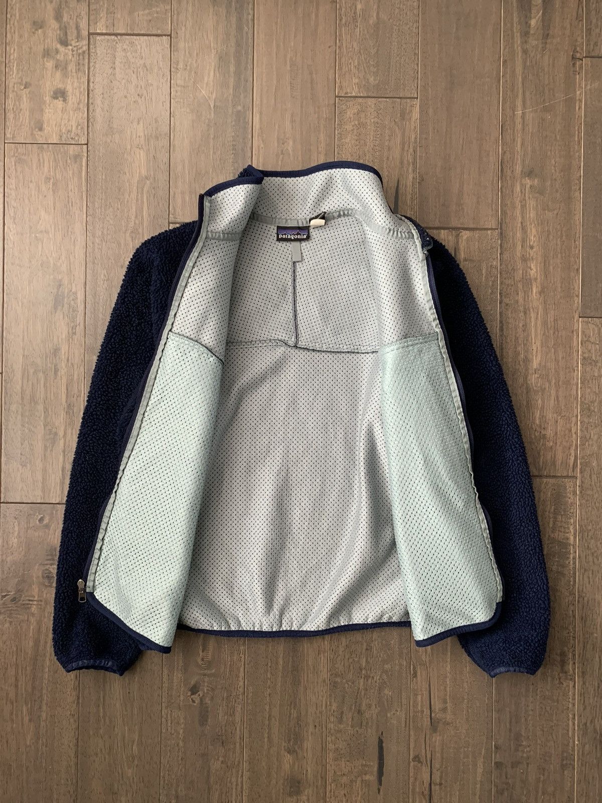 Patagonia × Vintage 🫐Vintage Patagonia Retro Pile Cardigan (Sz M) Size US M / EU 48-50 / 2 - 2 Thumbnail