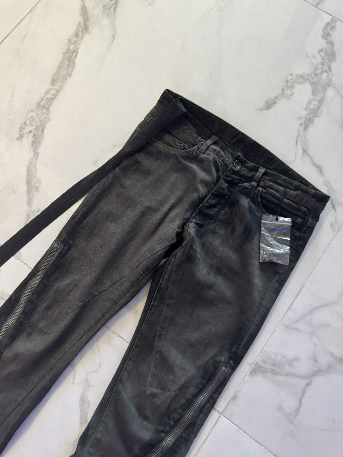 Rick Owens SS09 Rick owens strutter hog wash denim Size 28" / US 6 / IT 42 - 2 Thumbnail