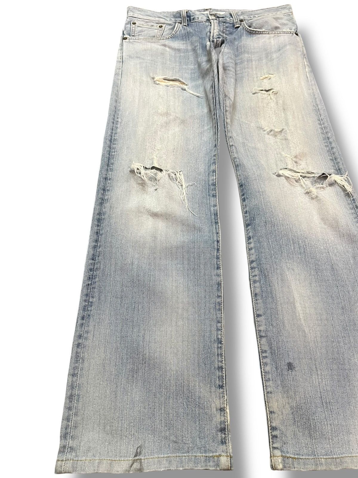 Edwin Vintage Edwin Exclusive Vintage Faded Distressed Denim Size US 33 - 4 Thumbnail