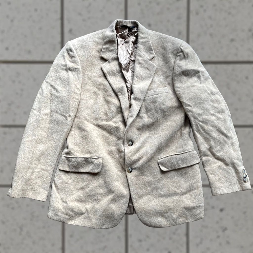 Brooks Brothers Brooks Brothers Blazer Mens 39R Camel Hair Coat Single-Breasted Tan Jacket Sports Coat Notch Lapel Four-Button Vented Regular Fit Dry Clean Only Bel Size 40R - 1 Thumbnail