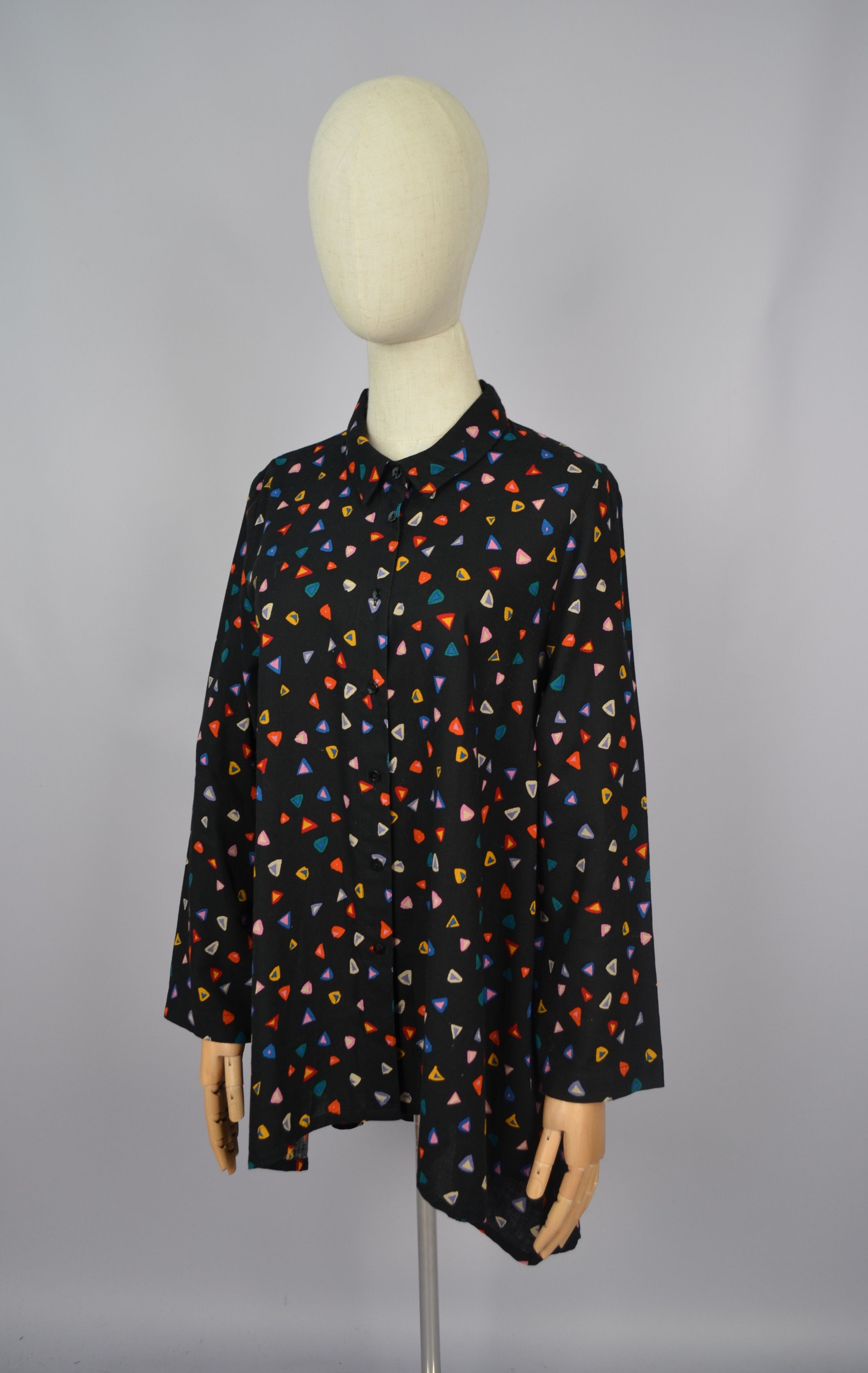 Designer × Sahara Club Sahara Abstract Print Tunic Shirt Size 1/XS Oversize Size XS / US 0-2 / IT 36-38 - 3 Thumbnail