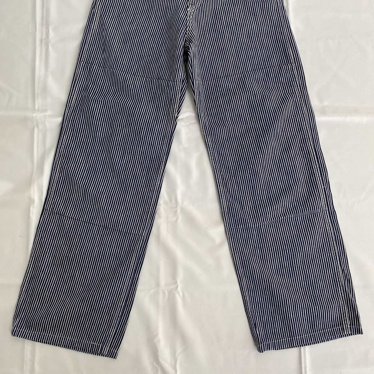 45rpm VTG 45rpm Blue Cafe Hickory Striped Workwear Denim Jeans Size US 27 - 4 Thumbnail