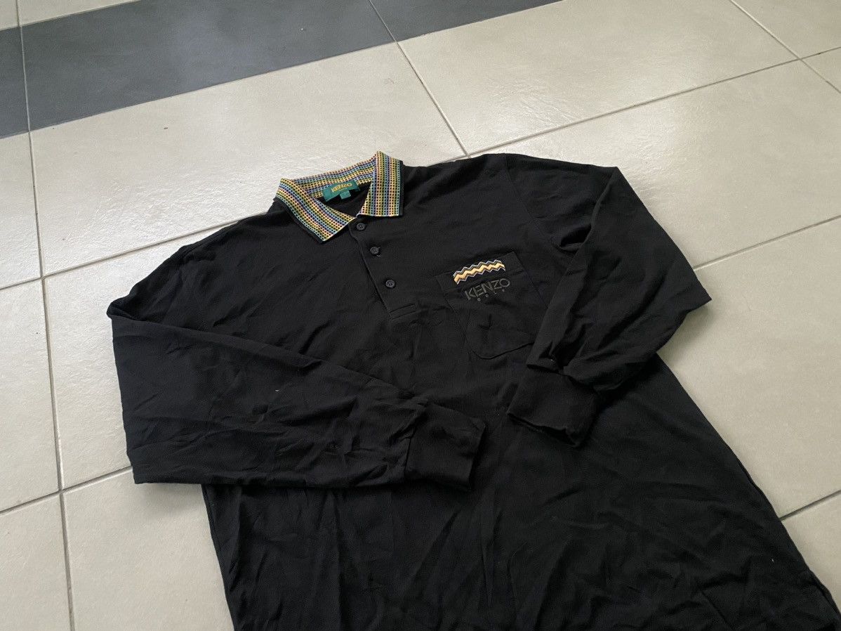 Japanese Brand × Kenzo × Vintage Vintage Kenzo Golf Polo Longsleeve Size US M / EU 48-50 / 2 - 4 Thumbnail