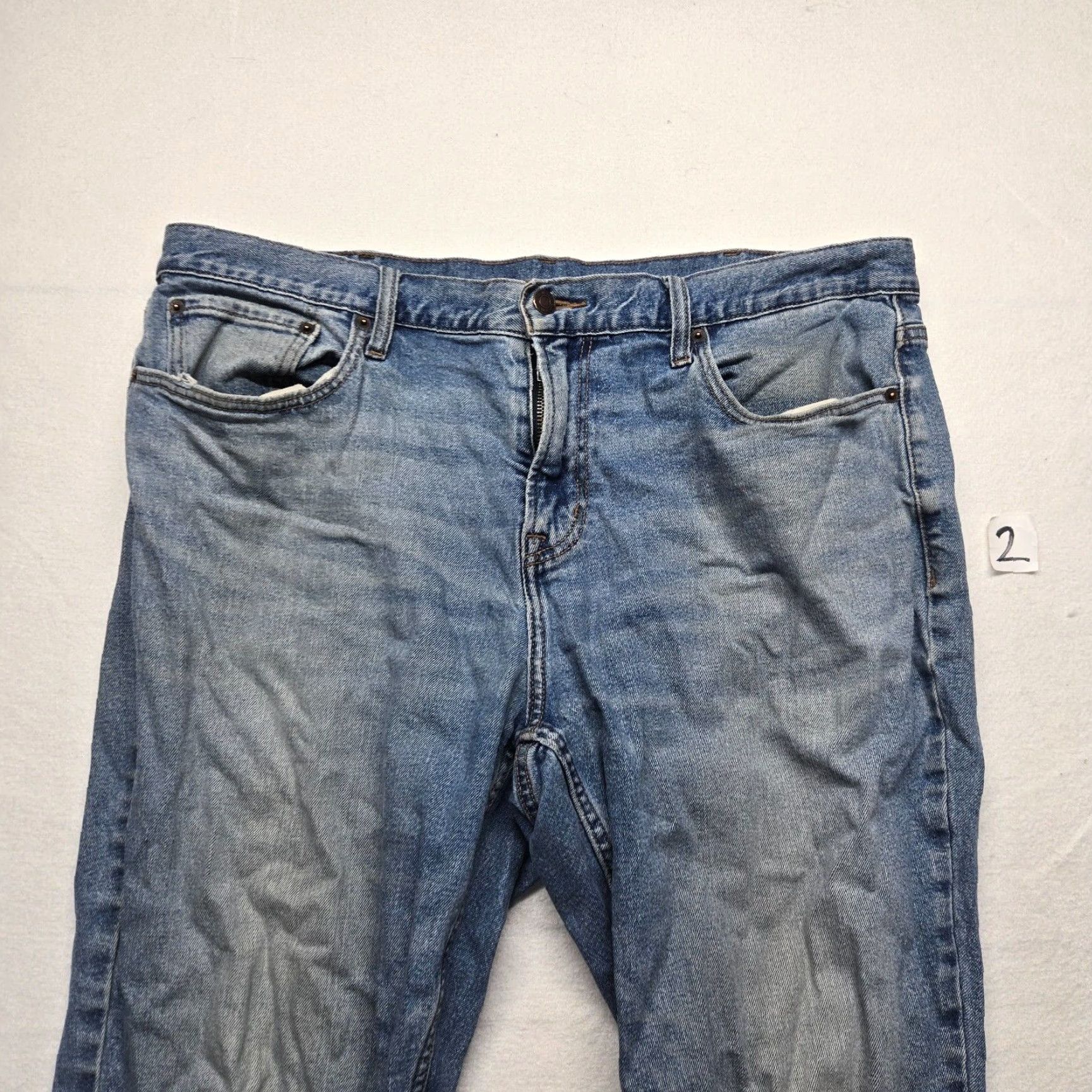 Old Navy VINTAGE Old Navy Men's Jeans Tapered Fit Athletic Wash Medium Size 38 x 30 Blue Size US 38 / EU 54 - 2 Thumbnail