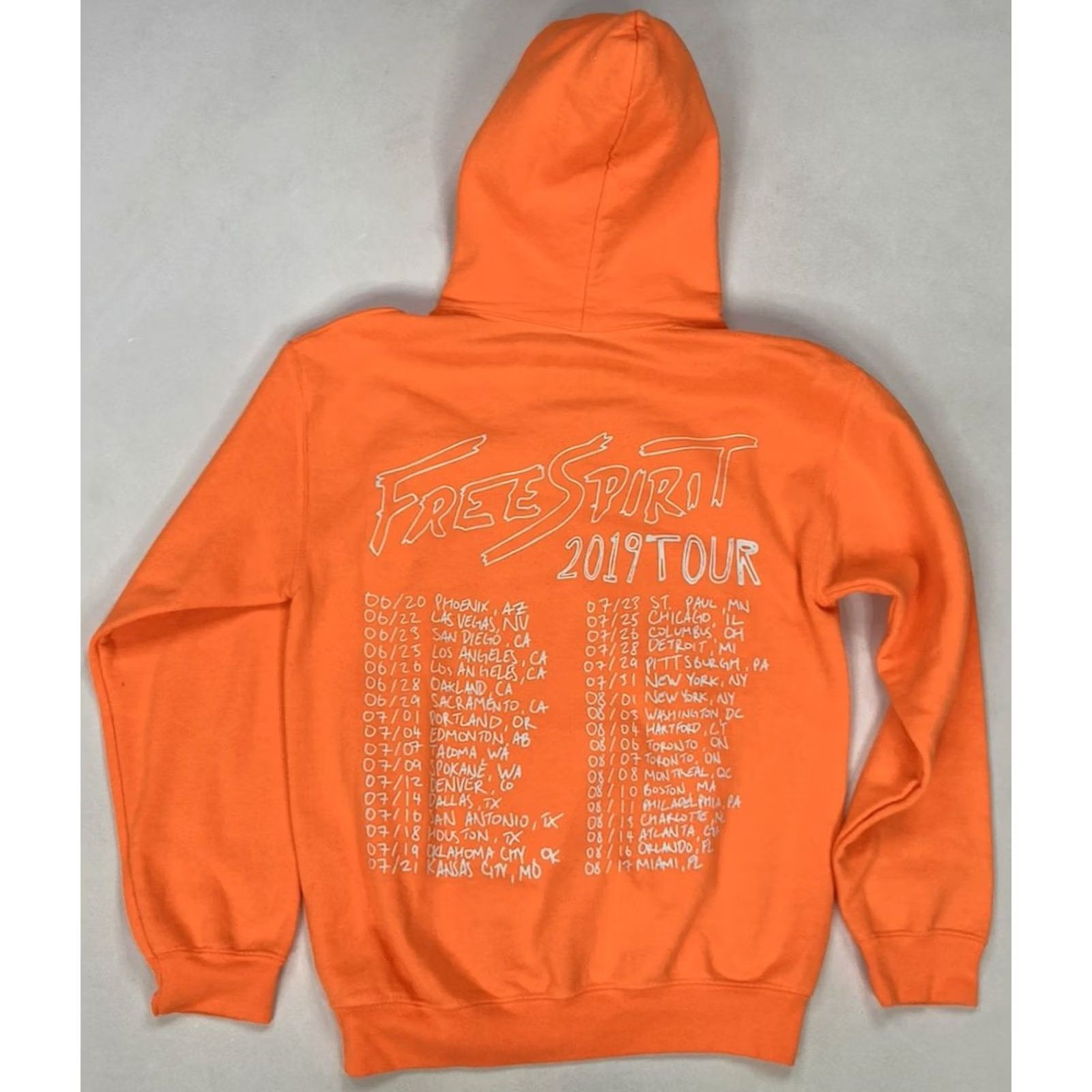 ESPIRIT Khalid Hoodie Women Small Orange Pullover Crew Neck Zipless Pullover Size S / US 4 / IT 40 - 3 Thumbnail