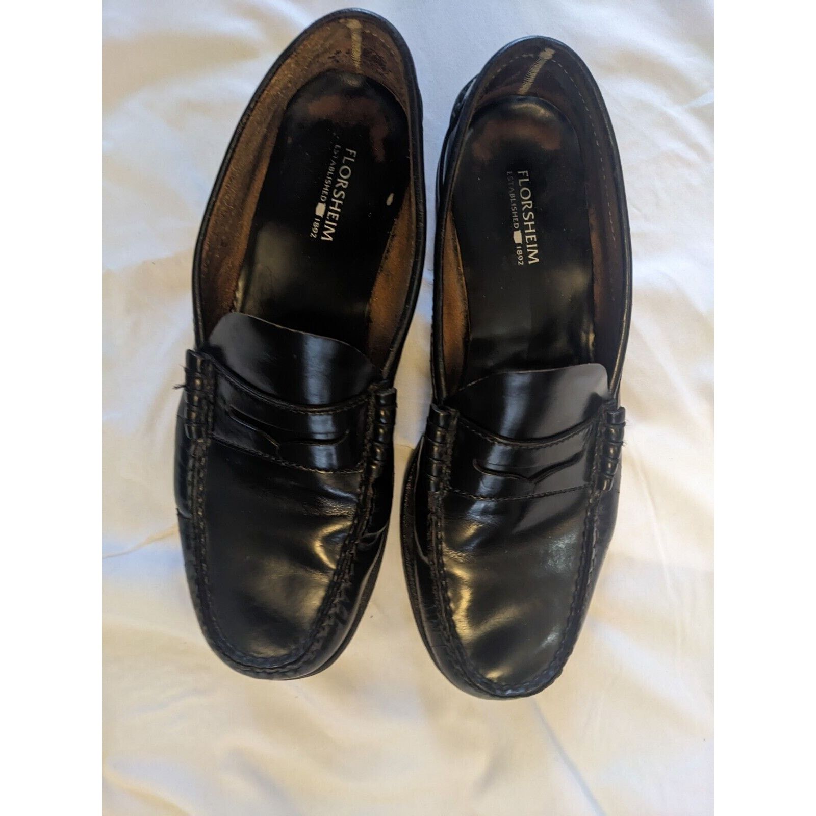 Florsheim Florsheim FLS Penny Loafer Slip On Black Leather Men's Shoe Size US 8 / EU 41 - 11 Thumbnail