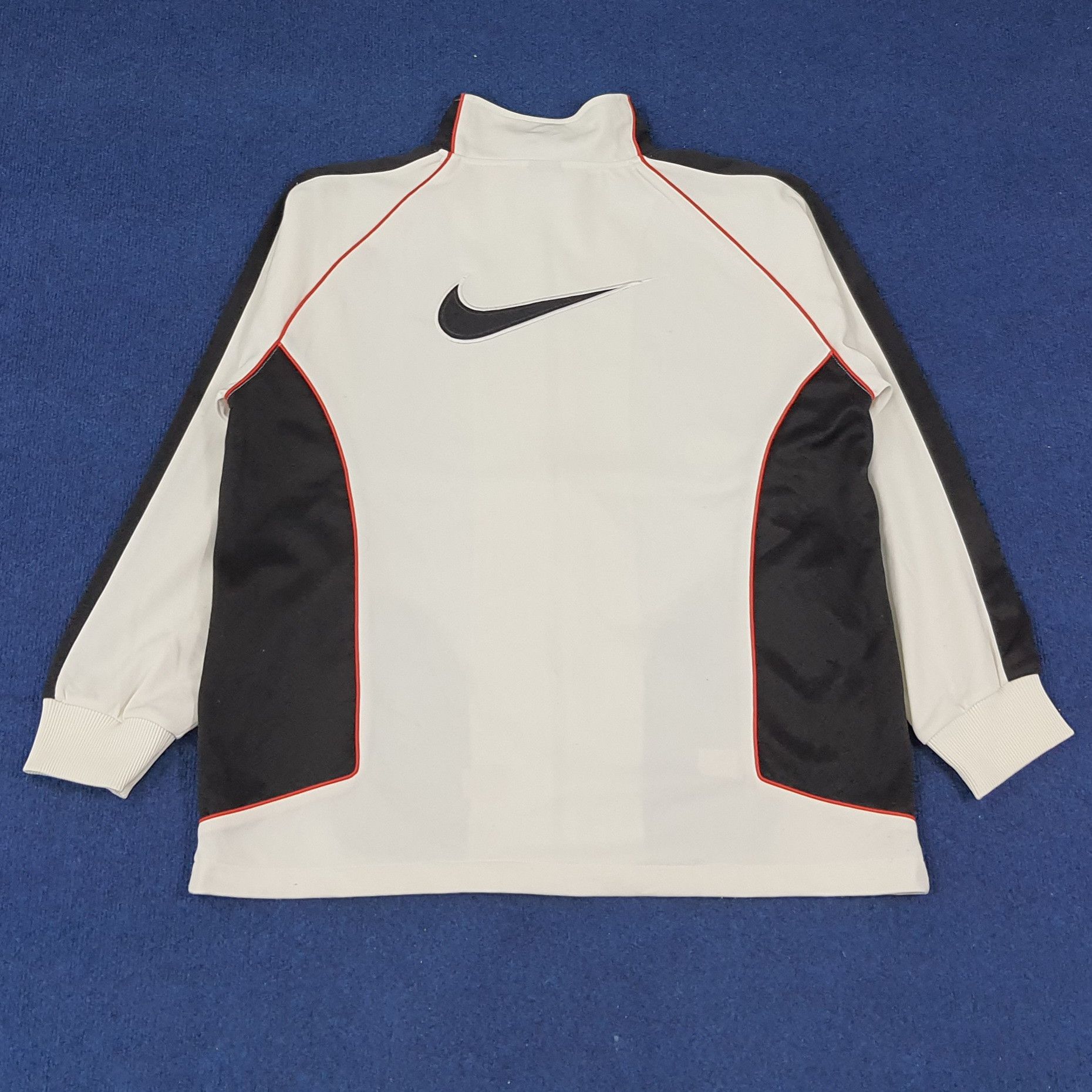 Nike × Vintage Vintage NIKE Big Swoosh Sportswear Jacket Size US L / EU 52-54 / 3 - 1 Thumbnail