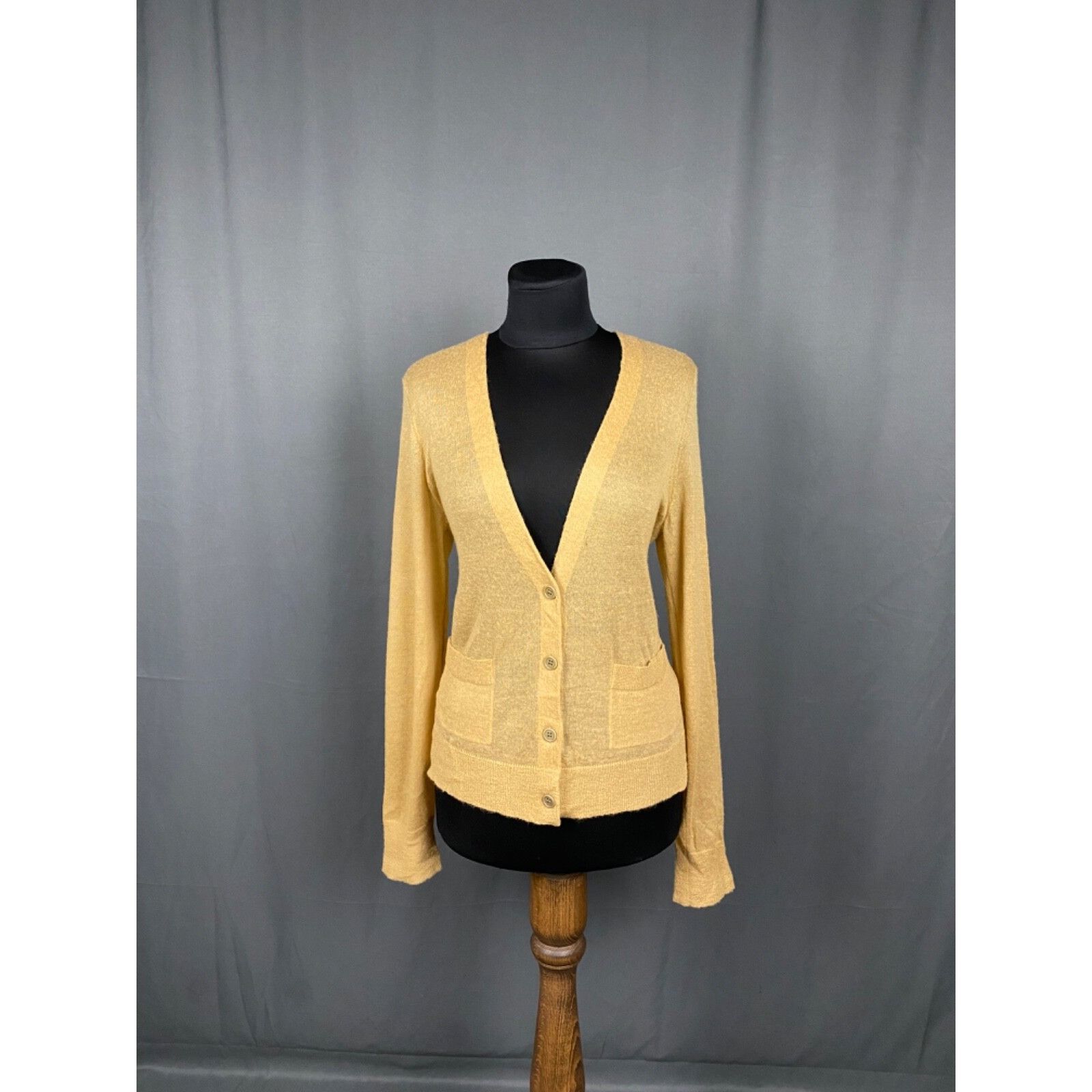 Dries Van Noten Dries Van Noten Women's Beige Brown Cashmere Knitted Cardiga Size S / US 4 / IT 40 - 3 Thumbnail
