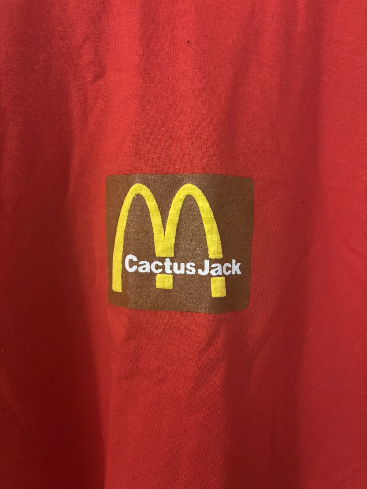 Travis Scott Cactus Jack x Mcdonalds Tee Size US XL / EU 56 / 4 - 2 Thumbnail