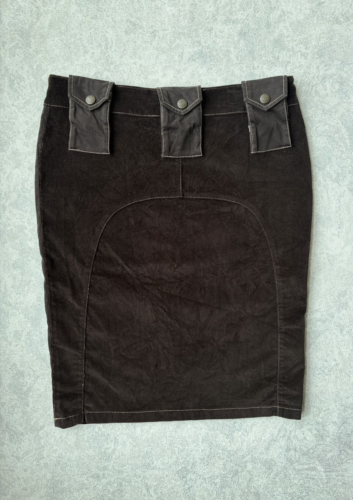 JPG Jean's Paul Gaultier Archive Corduroy Pencil Skirt