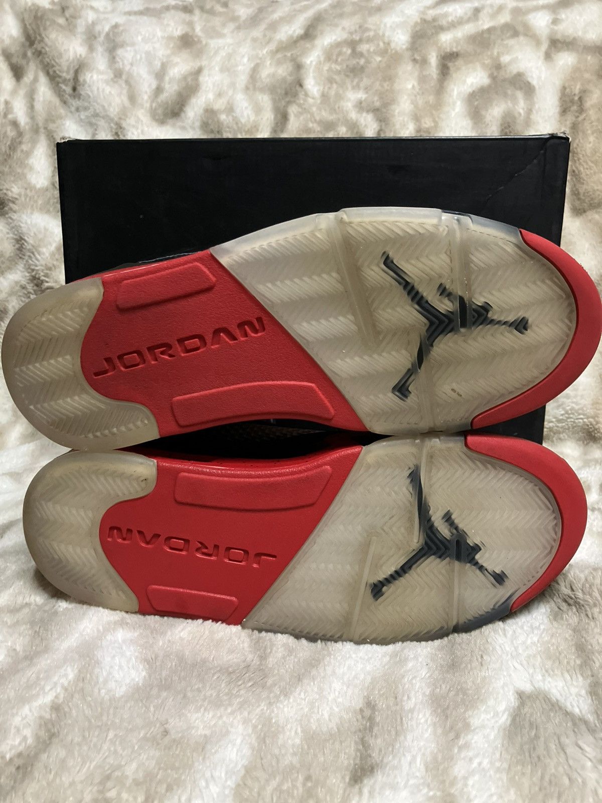 Jordan Brand Sz 9m- Air Jordan 5 Retro Satin Bred- Used OG All Size US 9 / EU 42 - 6 Thumbnail