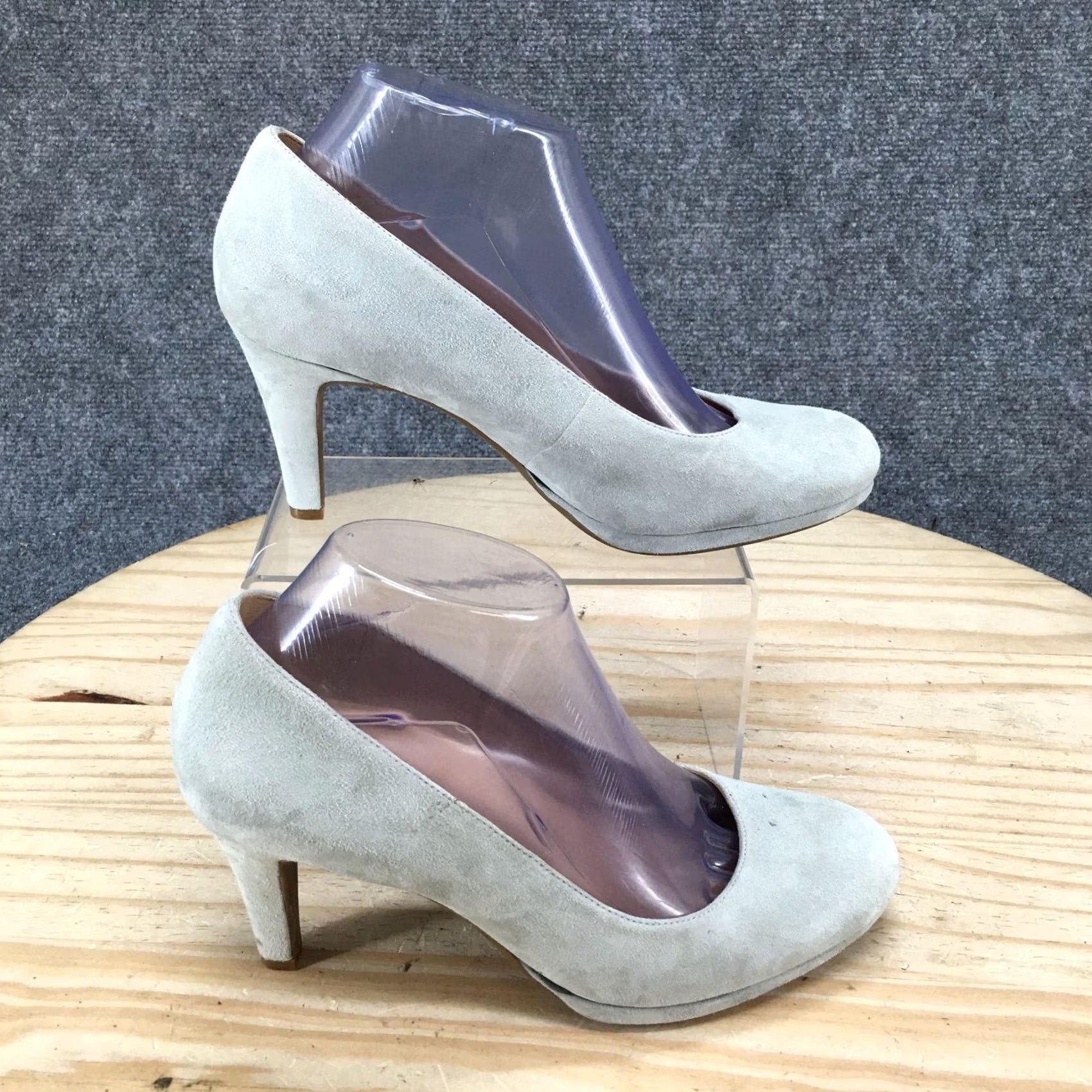 Naturalizer Naturalizer Heels Womens 8 M Michelle Kitten Pump Blue Suede Leather Slip On Shoes Women Kitten Heel Blue Suede Leather Pump Shoes Size US 8 / IT 38 - 2 Thumbnail