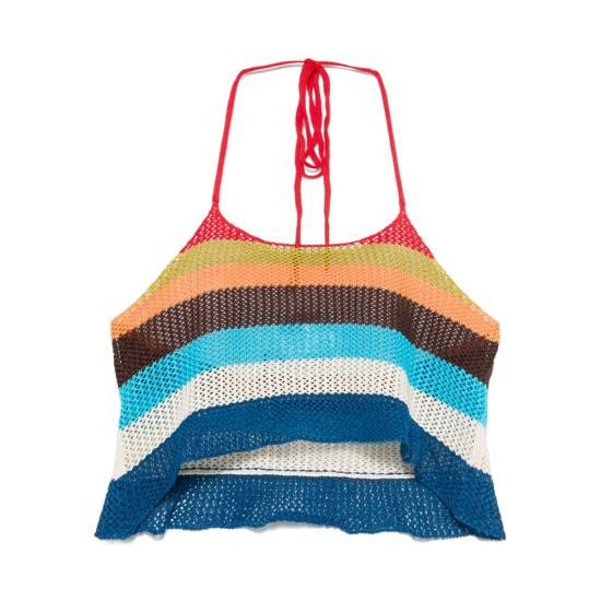 Dsquared2 DSQUARED2 Women Tops D13128 S73HA0171 961 BLUE Size S / US 4 / IT 40 - 1 Thumbnail