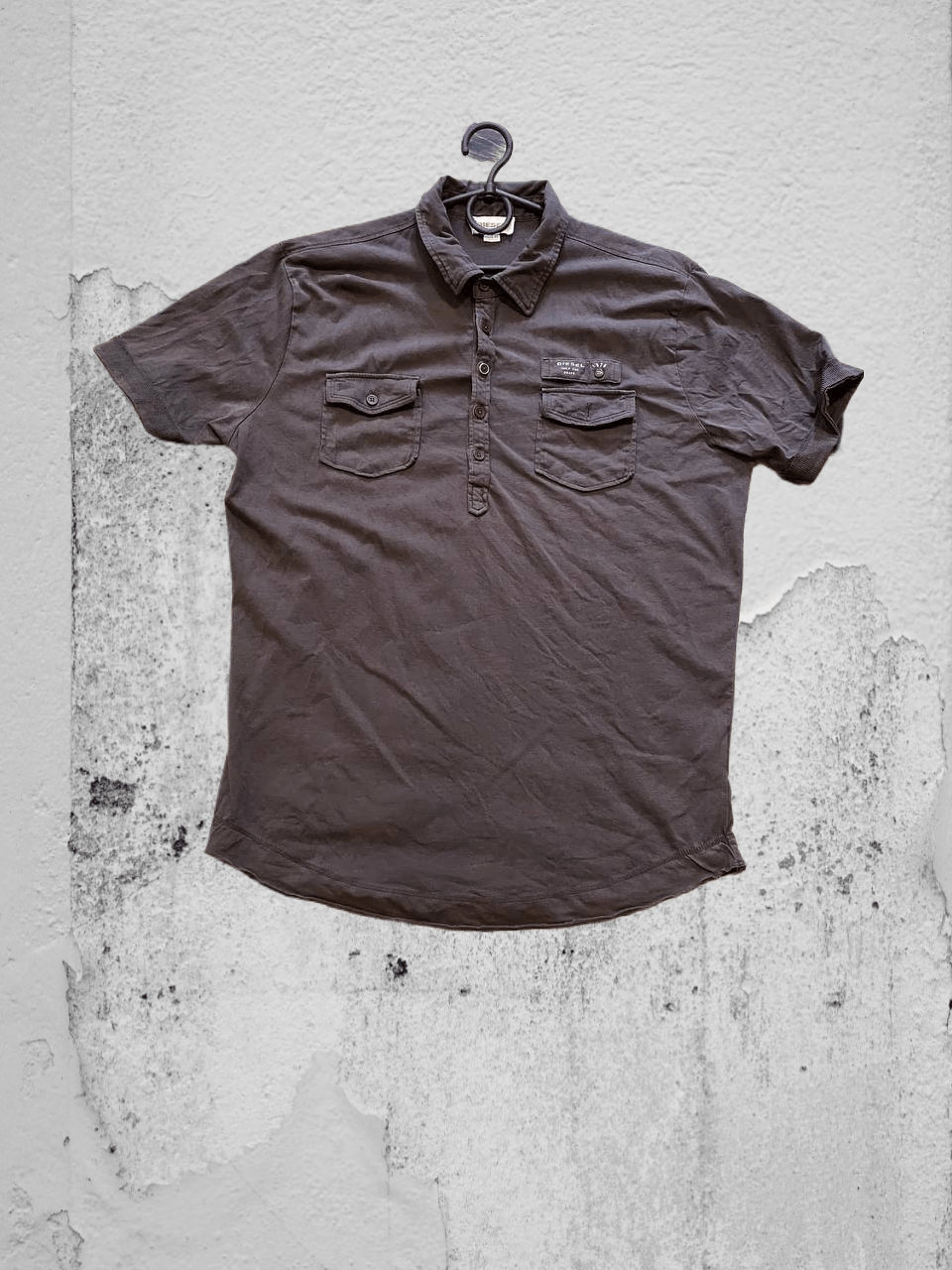 Diesel Y2K T-shirt Vintage Polo Diesel logo luxury streetwear Size US XL / EU 56 / 4 - 1 Thumbnail