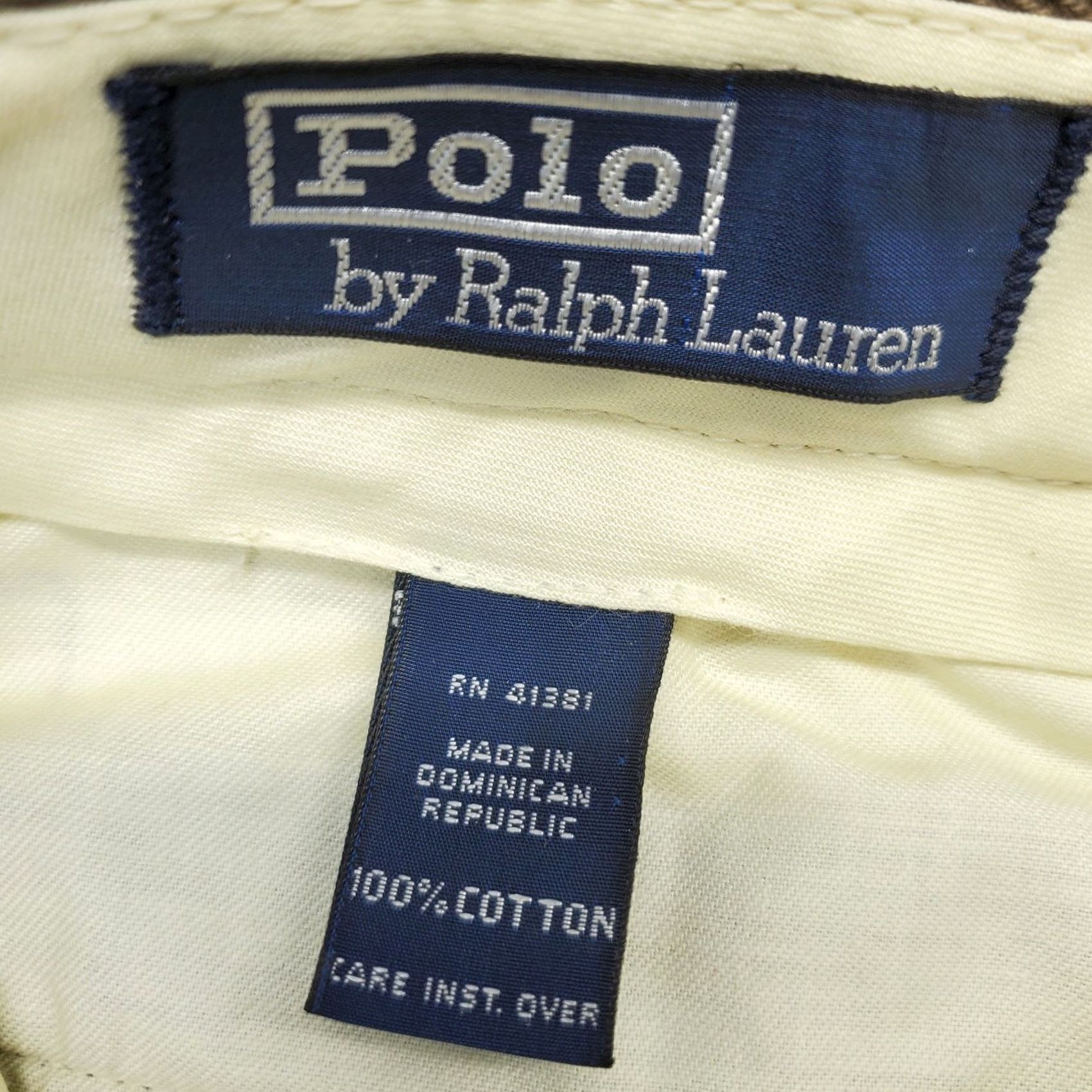 Polo Ralph Lauren VINTAGE Polo Ralph Lauren Mens Pants Slacks Straight 40 Brown Pleated EUC Size US L / EU 52-54 / 3 - 6 Thumbnail