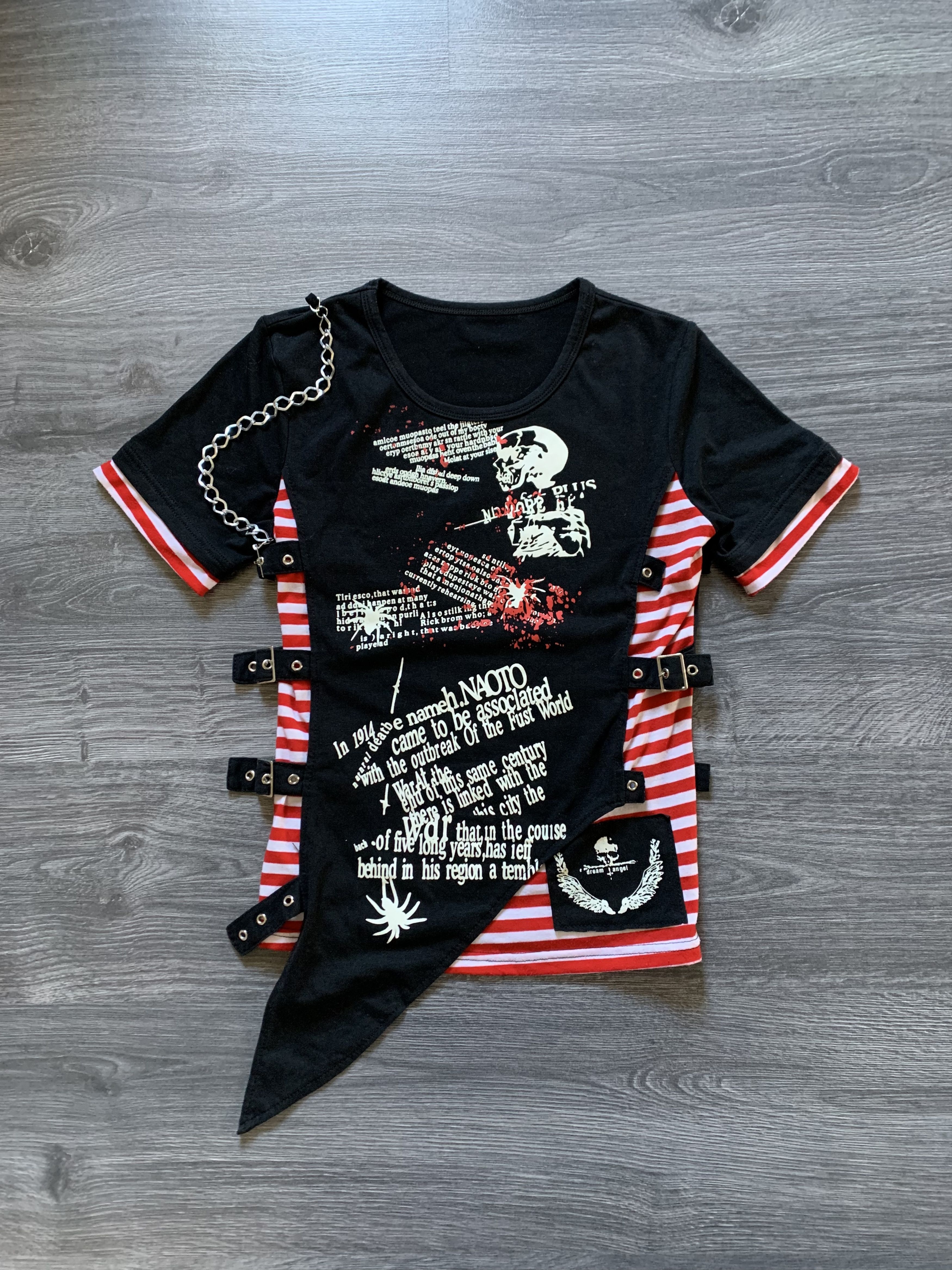 Vintage Vintage Y2K Naoto Goth Emo Affliction Metal Shirt Size S / US 4 / IT 40 - 1 Thumbnail