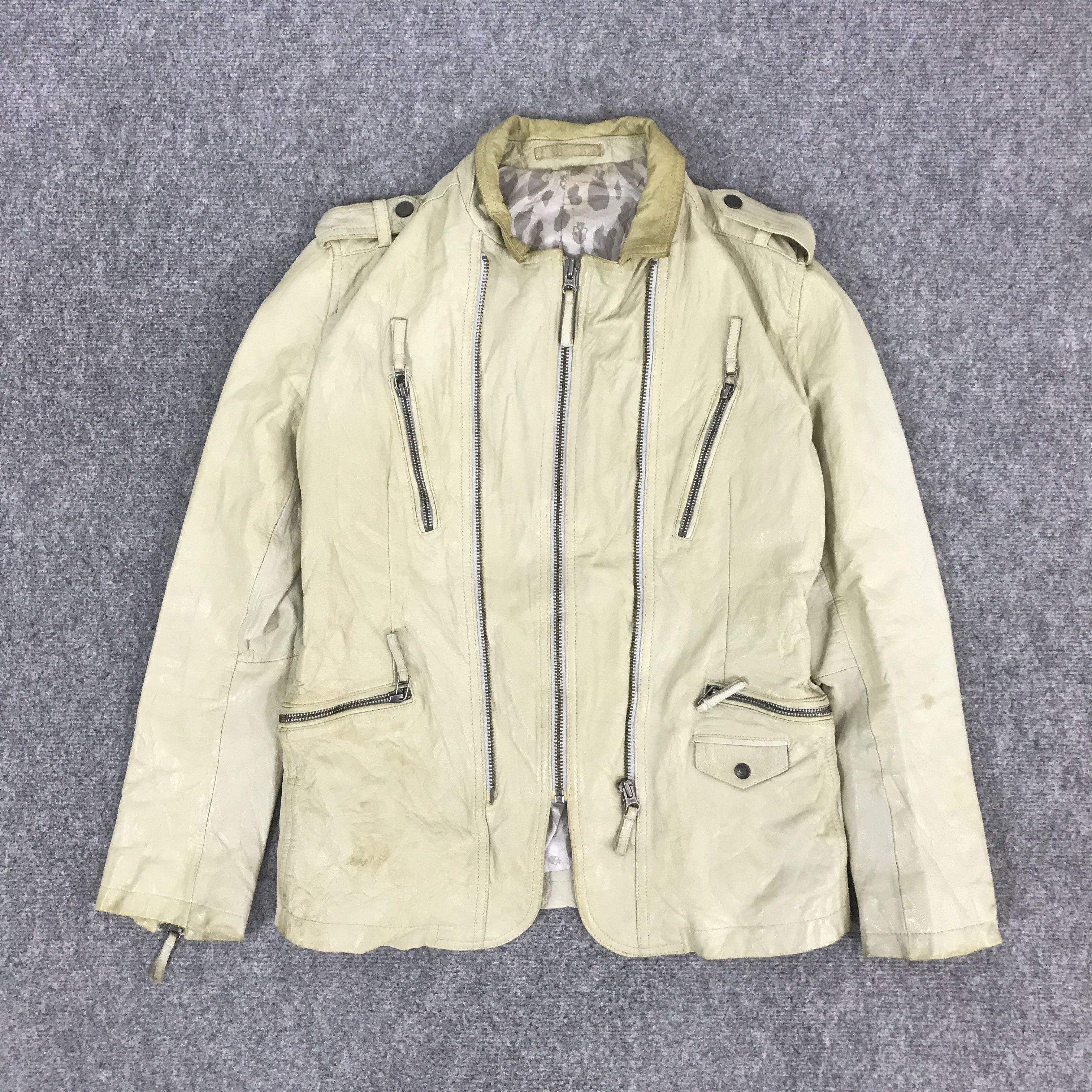Japanese Brand CUSTOM CULTURE LEATHER PUNK JAPAN JACKET K52B24 Size US L / EU 52-54 / 3 - 1 Thumbnail