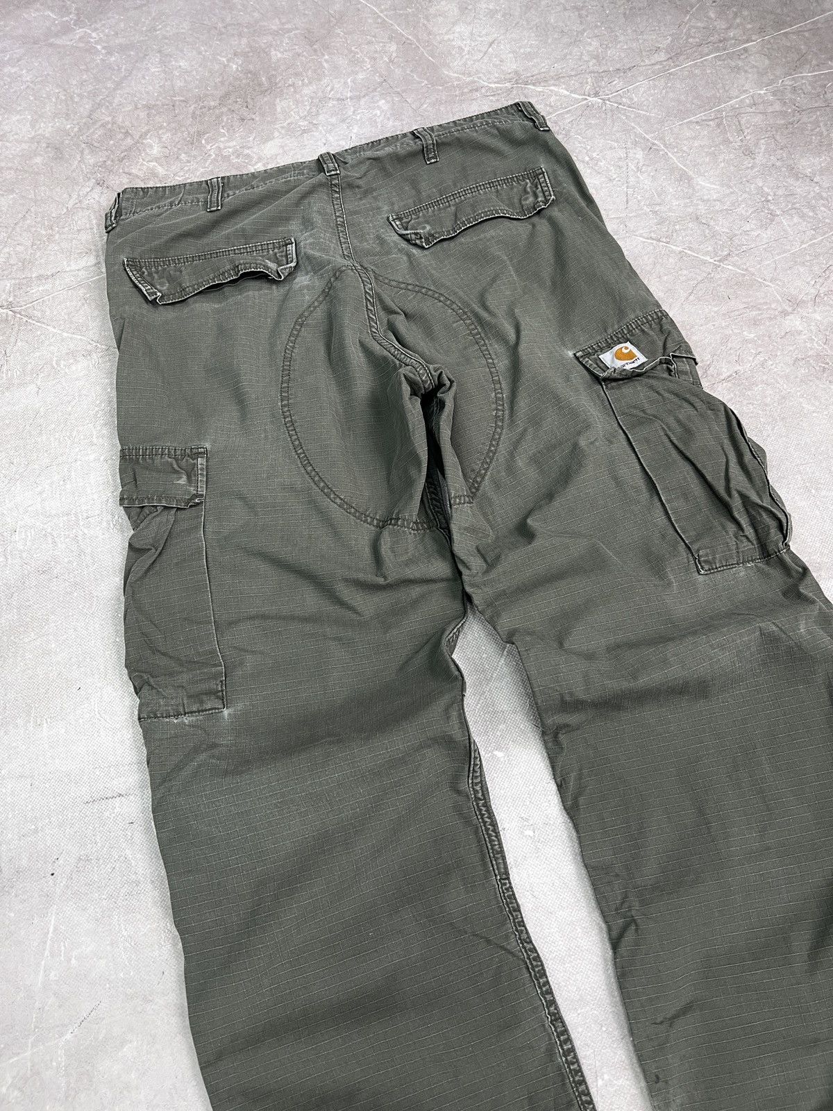 Carhartt Carhartt Green Pants Workwear Multipocket y2k Style Size US 32 / EU 48 - 9 Thumbnail