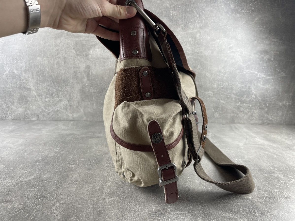 Vintage Machu Picchu Canvas Leather Messenger Bag Crossbody Travel Size ONE SIZE - 9 Thumbnail