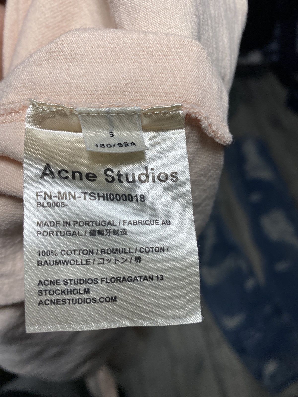 Acne Studios Acne studios Stockholm t-shirt Size US S / EU 44-46 / 1 - 4 Thumbnail