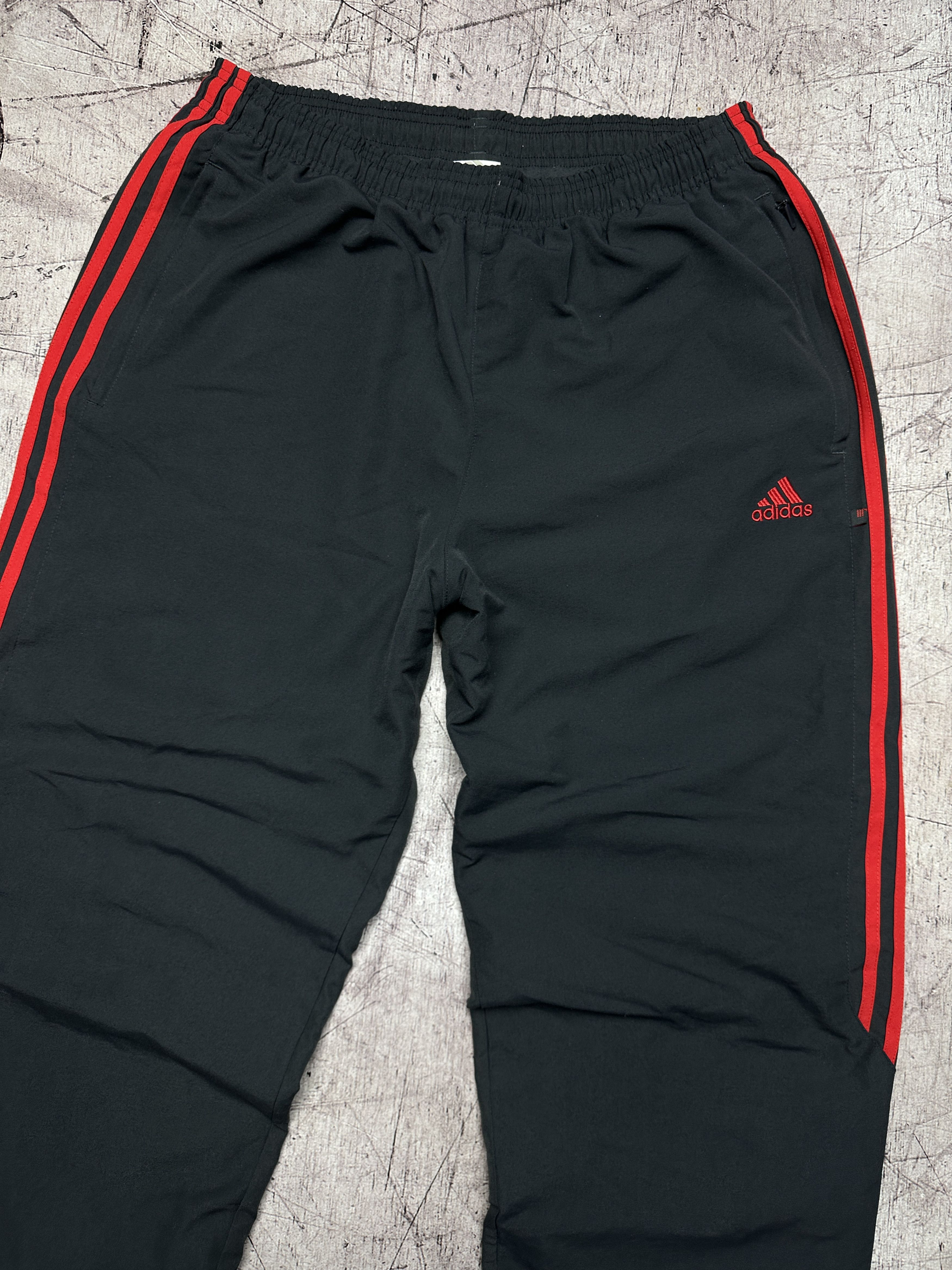 Adidas Adidas Vintage Mens Nylon Baggy Track Pants Size US 36 / EU 52 - 2 Thumbnail