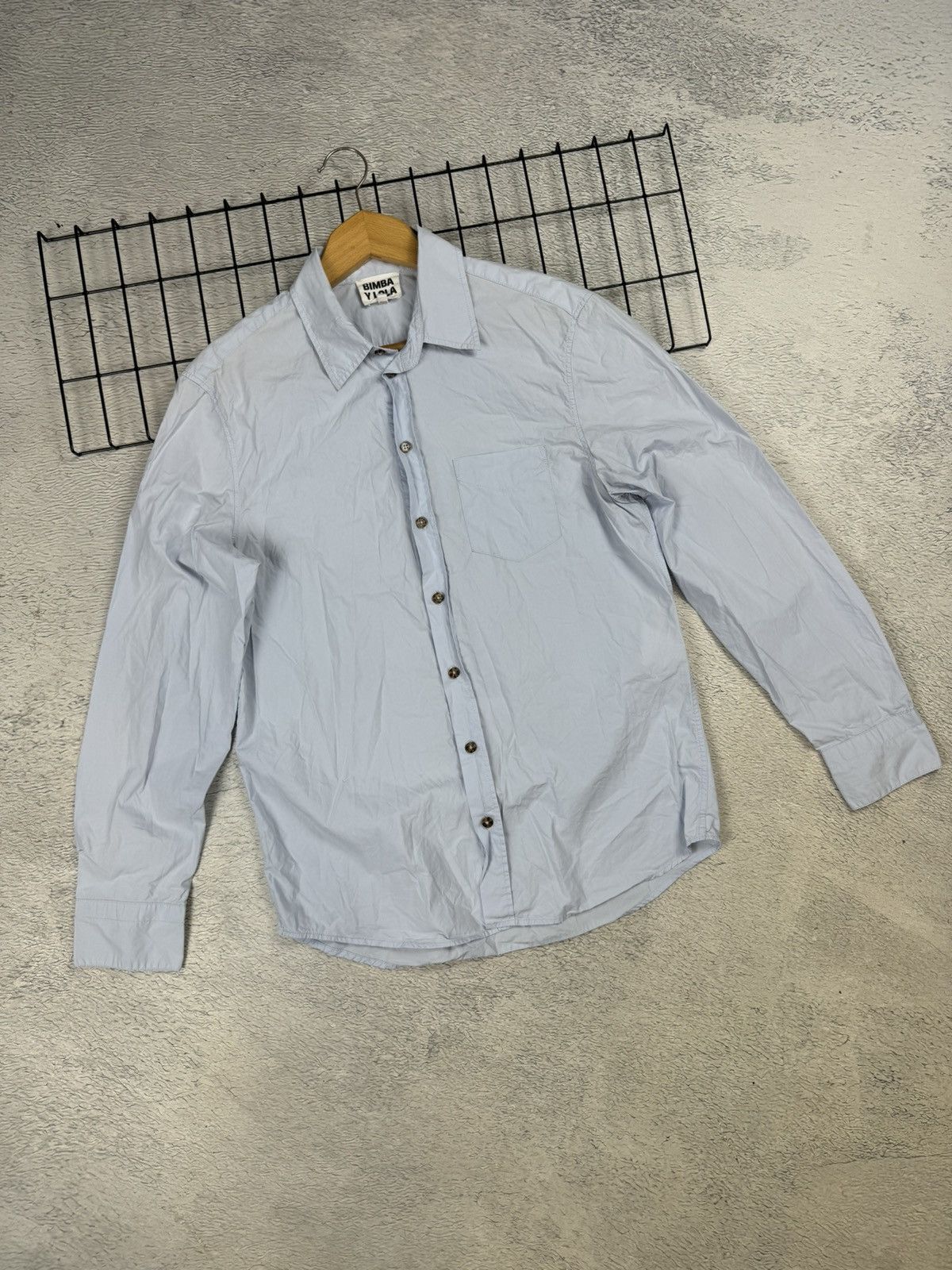 Designer × Japanese Brand × Vintage Bimba y Lola Blue Shirt Button up oldmoney S size Size US S / EU 44-46 / 1 - 1 Thumbnail