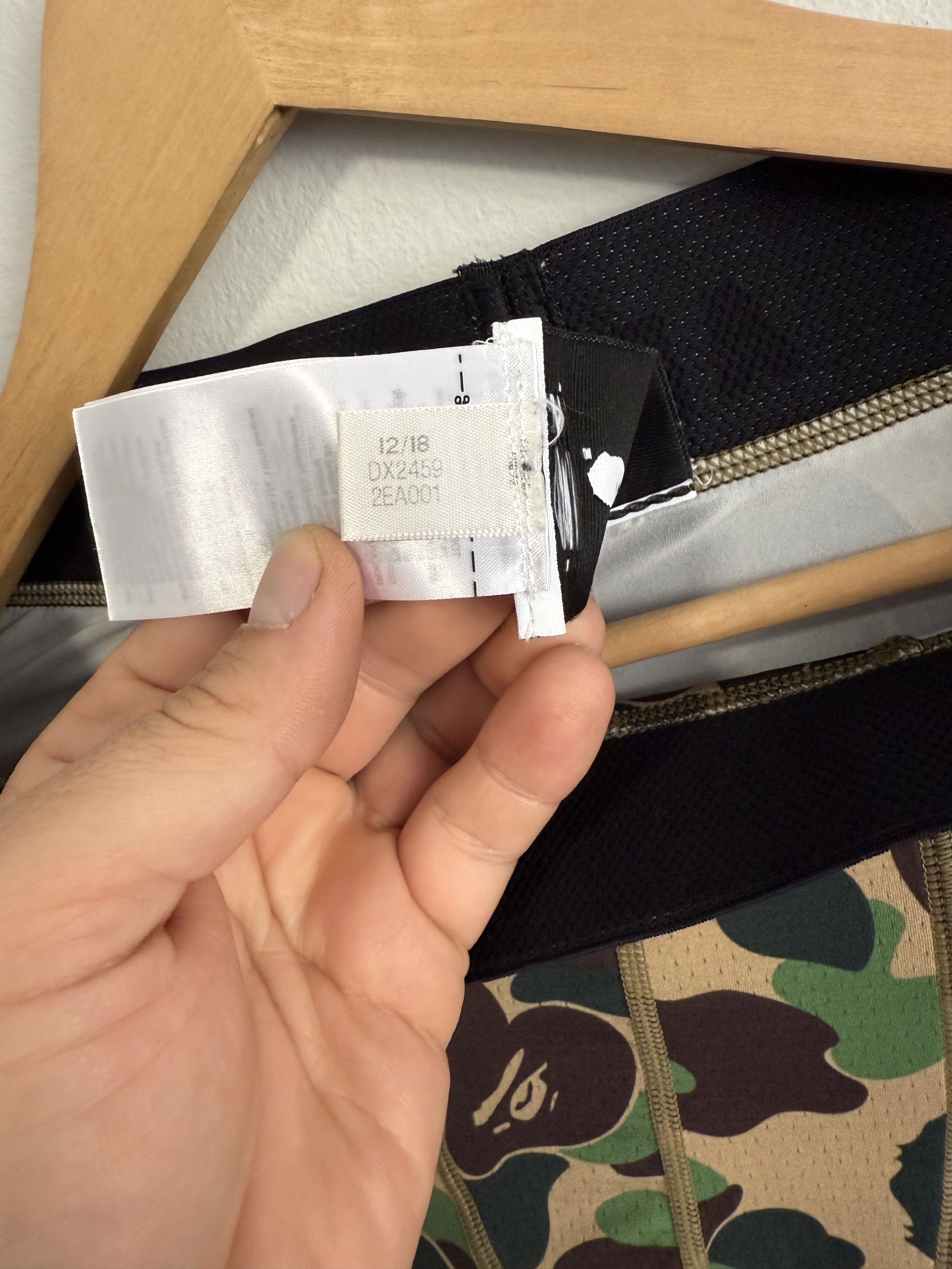 Adidas × Bape A Bathing Ape Adidas Compression Gym Pants L Green Camo Pull Size US 34 / EU 50 - 5 Thumbnail