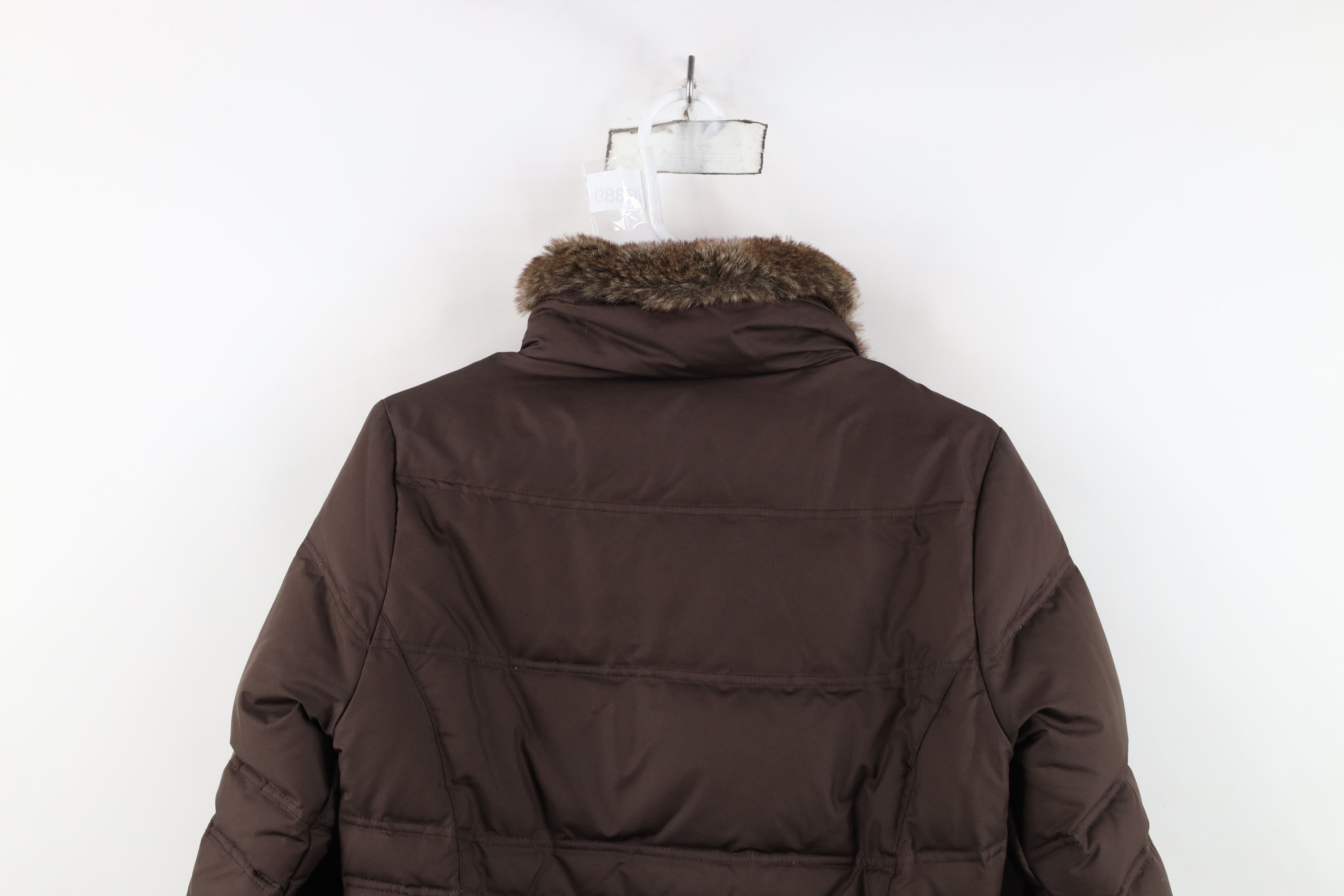 Eddie Bauer Vintage Y2K Eddie Bauer Goose Down Puffer Jacket Brown Size S / US 4 / IT 40 - 14 Thumbnail