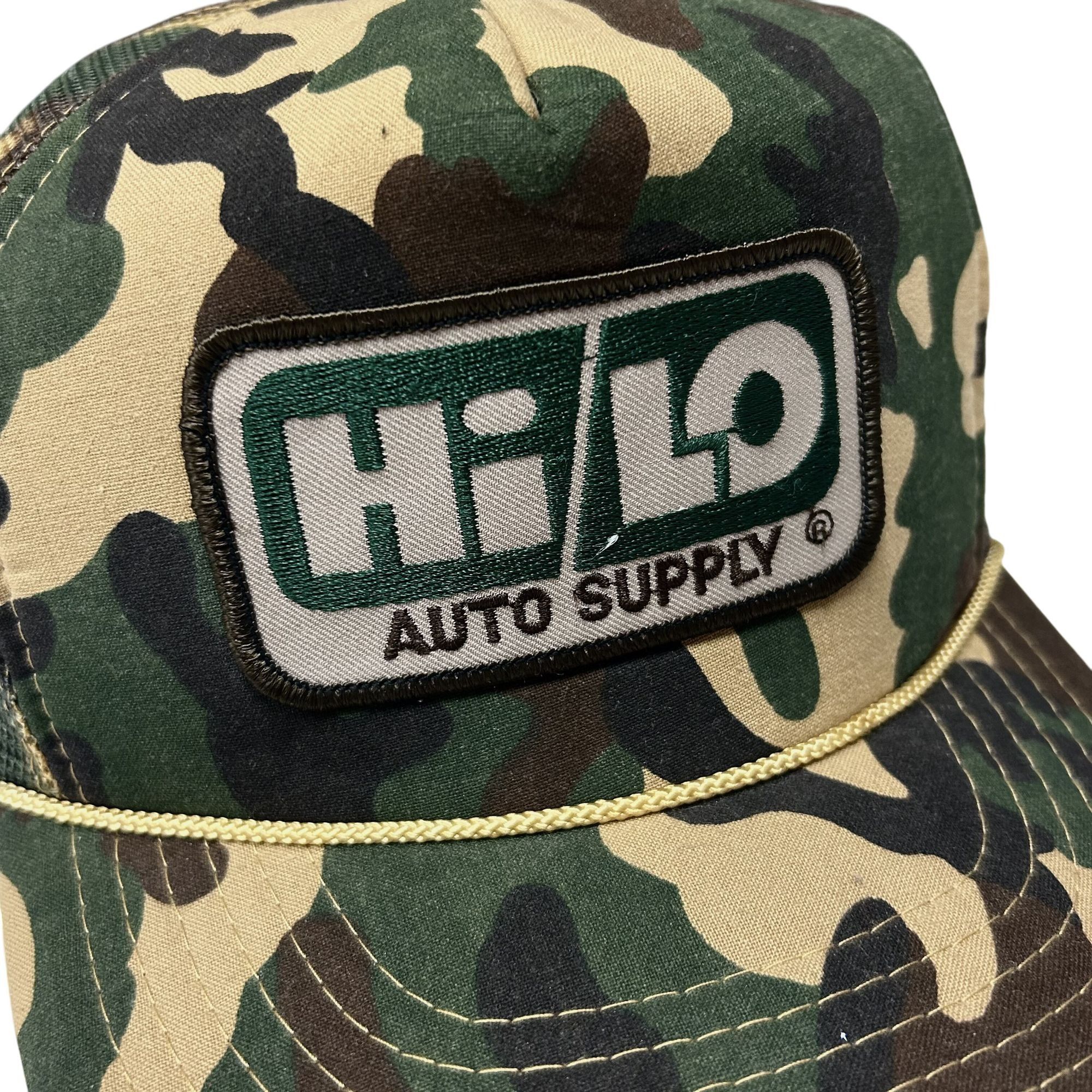 George 80's ROUGHNECK Mesh TRUCKER Hat HI/LO AUTO SUPPLY Snapback Size ONE SIZE - 2 Thumbnail