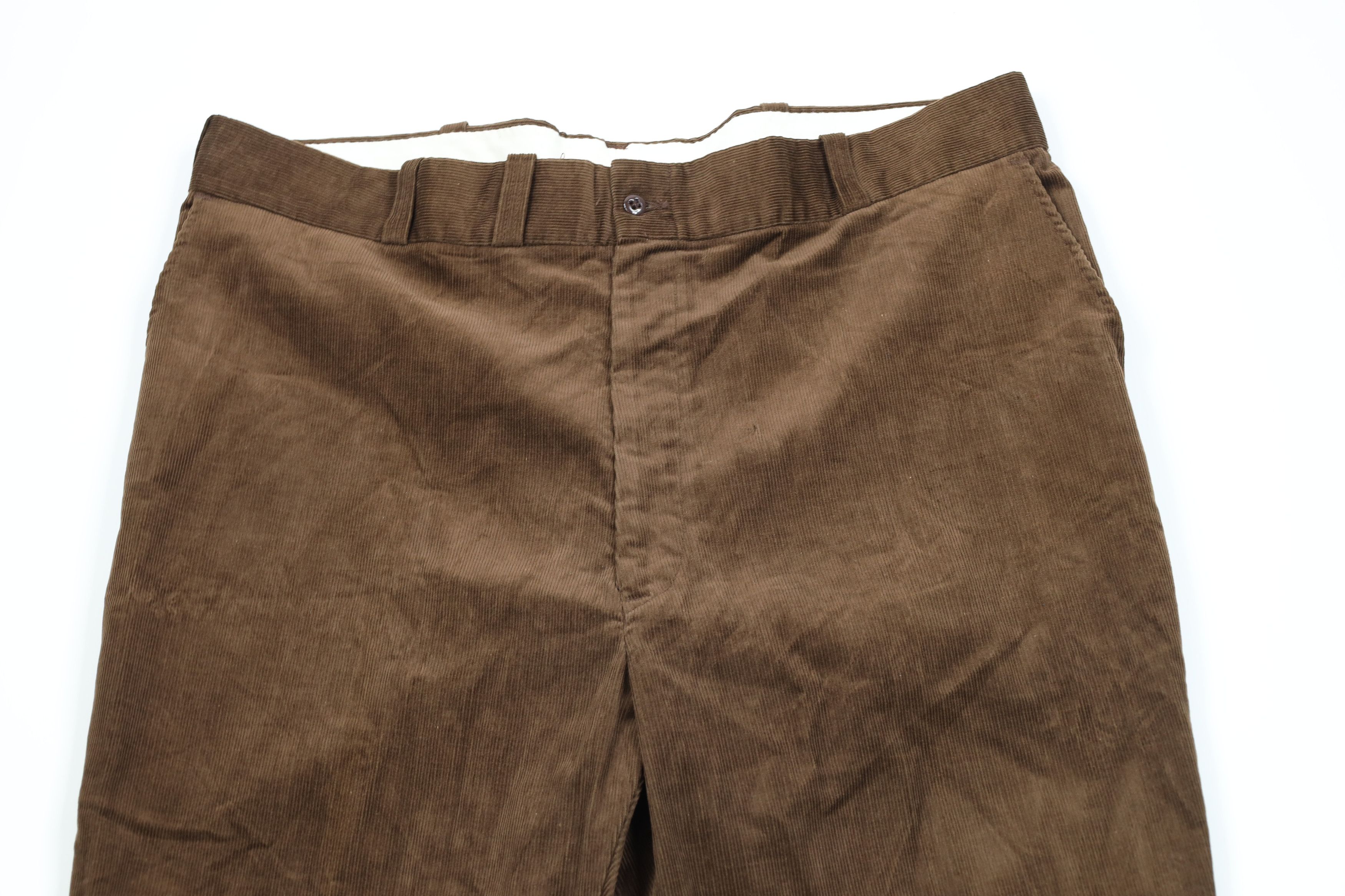 Big Mac Vintage 60s 70s Big Mac Wide Leg Corduroy Chino Pants USA Size US 42 / EU 58 - 2 Thumbnail
