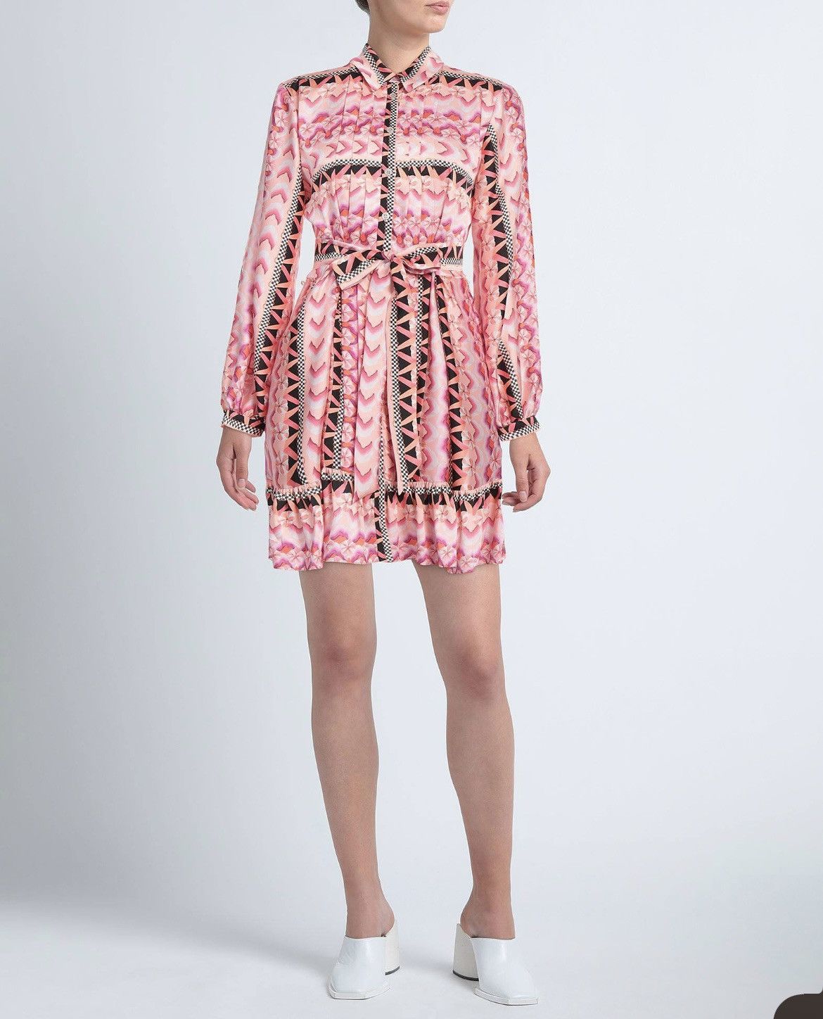 Temperley London Temperley London Phlox Print Mini Dress Peach Amber UK10/US6 Size M / US 6-8 / IT 42-44 - 2 Thumbnail