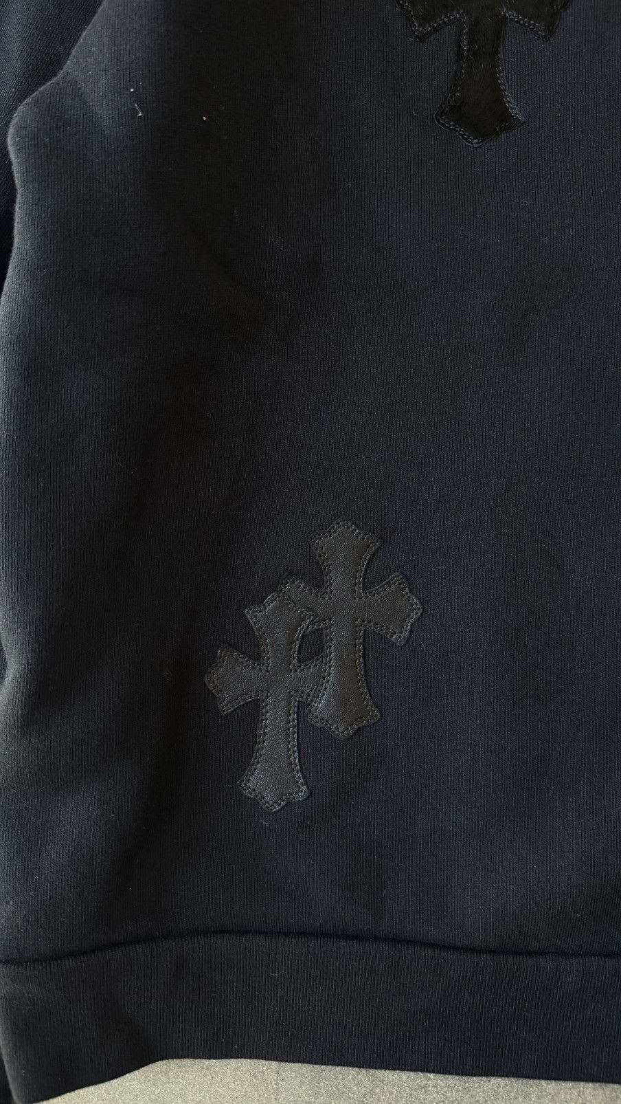 Chrome Hearts RARE!Chrome Hearts Cross Patch Quarter Zip Sweatshirt Size US M / EU 48-50 / 2 - 3 Thumbnail