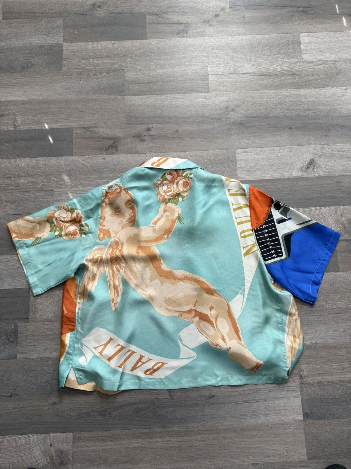 Bally Bally Printed Silk Bowling Shirt “Mother Of Pearl” Size US M / EU 48-50 / 2 - 2 Thumbnail