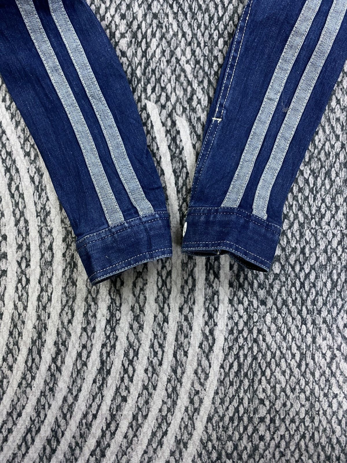Japanese Brand Vintage Tora Workwear Stretch Longsleeve Denim Jacket Size US M / EU 48-50 / 2 - 9 Thumbnail