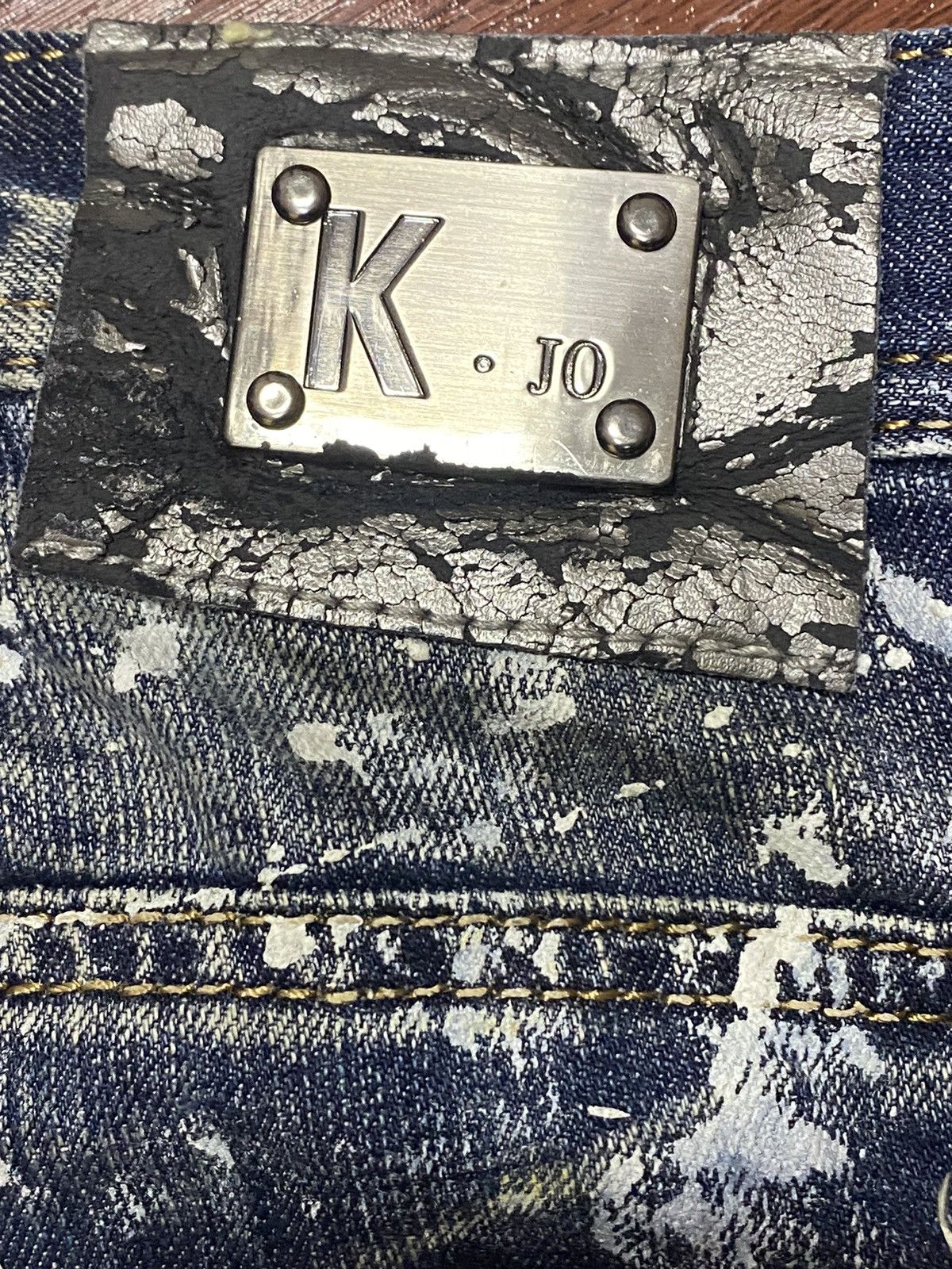 Japanese Brand Vintage Japanese Brands Paint Splatter Jeans Size US 38 / EU 54 - 14 Thumbnail