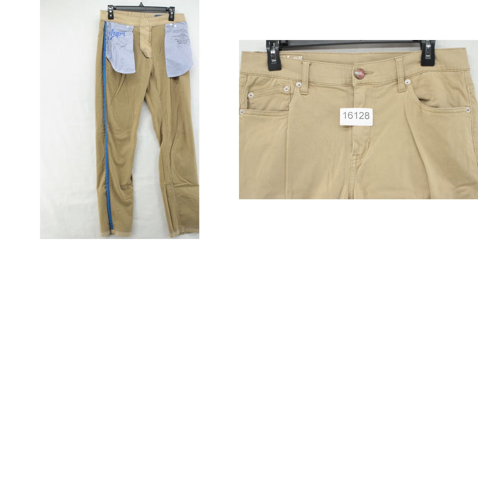 Vintage Mugsy Maxs Pants Mens 32x31 Khaki Chino Flat Front Casual City Preppy Modern Mens Size US 32 / EU 48 - 9 Thumbnail