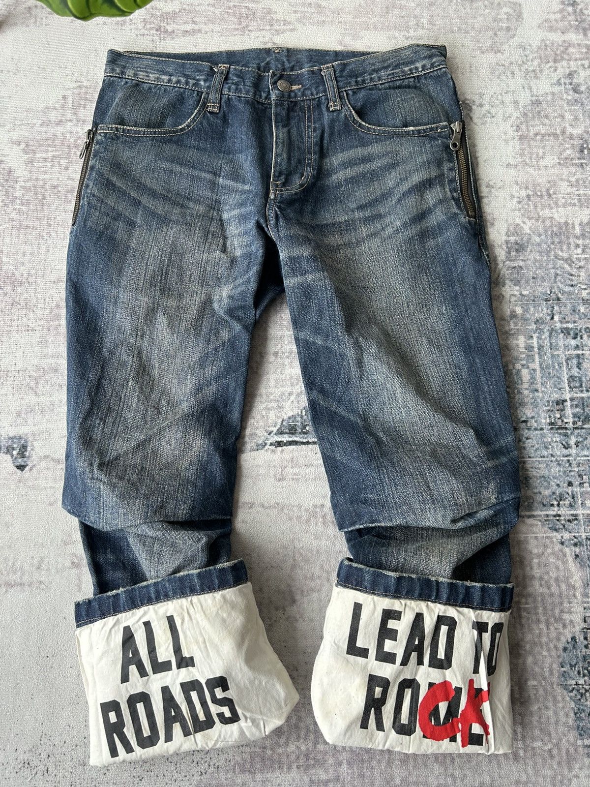 PPFM RARE❗️Lead To Rock Punk Style Design By Ppfm Size US 31 - 2 Thumbnail