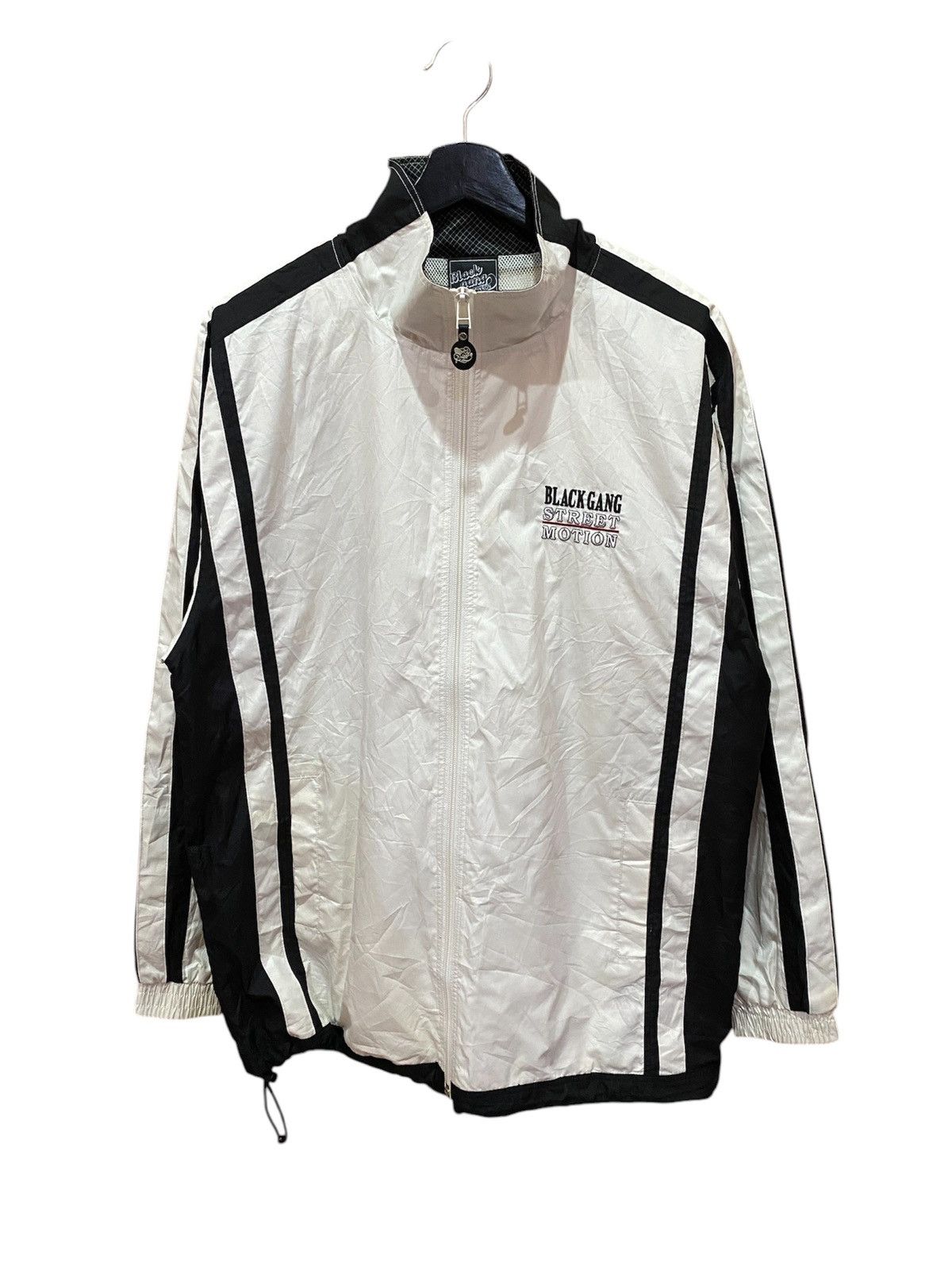 Other VINTAGE Y2K BLACK GANG WINDBREAKER Size US L / EU 52-54 / 3 - 2 Thumbnail