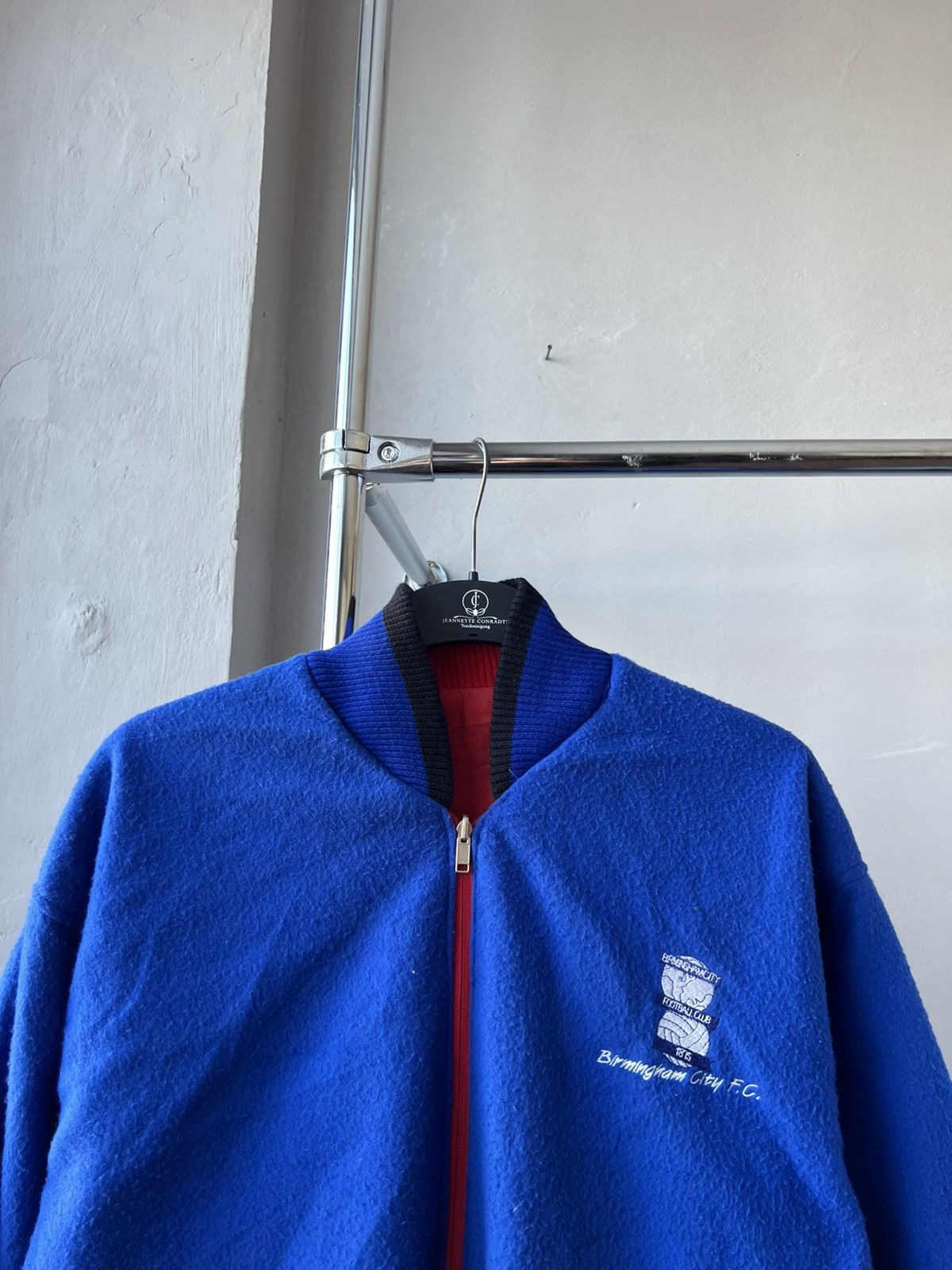 Vintage ICON ULTRAS 80’S BIRMINGHAM CITY VARSITY ZIP BOMBER JACKET M Size US M / EU 48-50 / 2 - 10 Thumbnail
