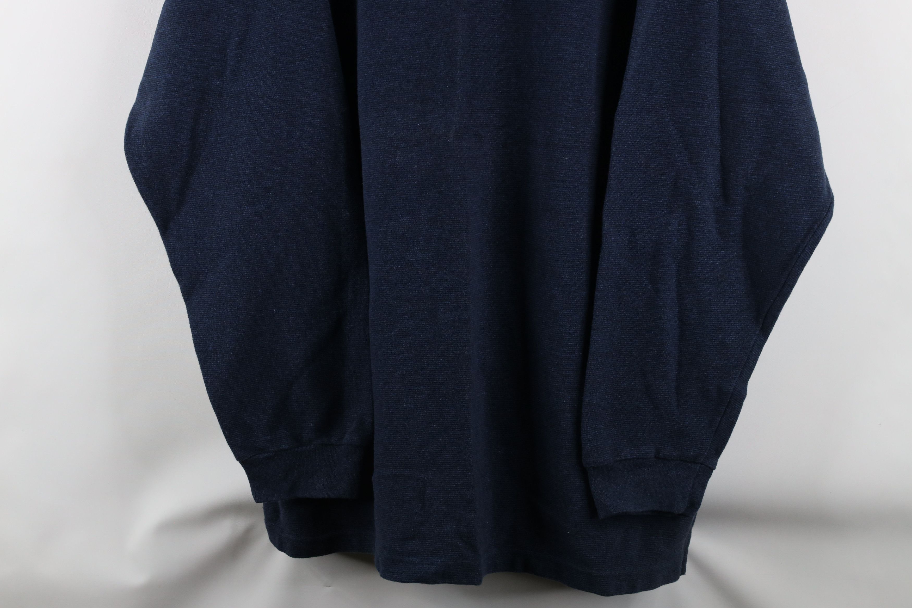 Vintage Vintage 90s Streetwear Heavyweight Ribbed Long Sleeve Polo Size US XL / EU 56 / 4 - 3 Thumbnail