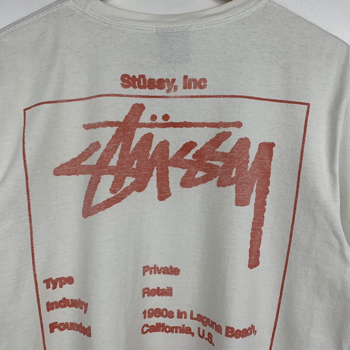 Stussy Vintage Stussy Inc. Tee Big Logo Surf Designer Y2K Size US M / EU 48-50 / 2 - 4 Thumbnail