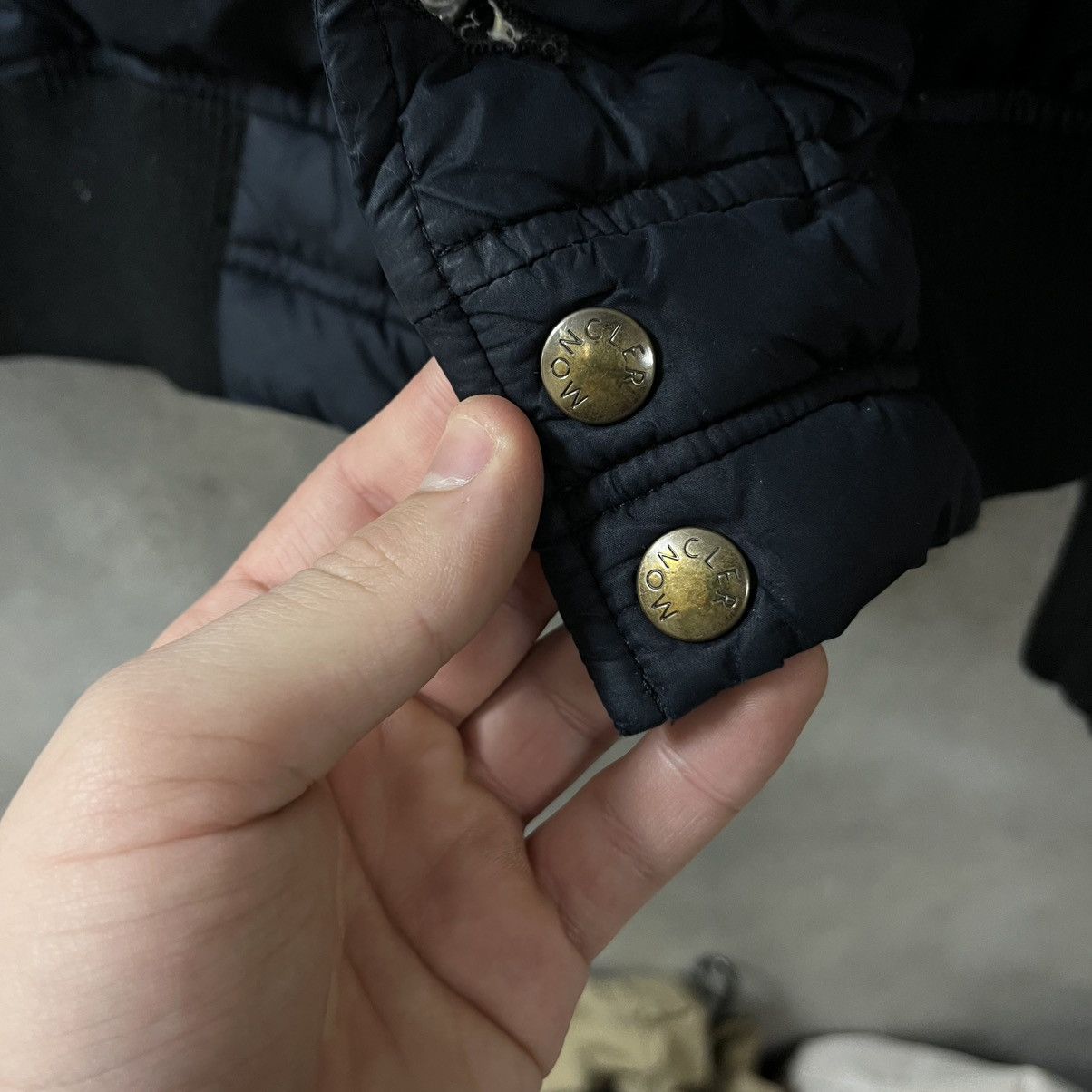 Moncler Vintage Moncler Puffer Jacket Blue Size US L / EU 52-54 / 3 - 8 Thumbnail