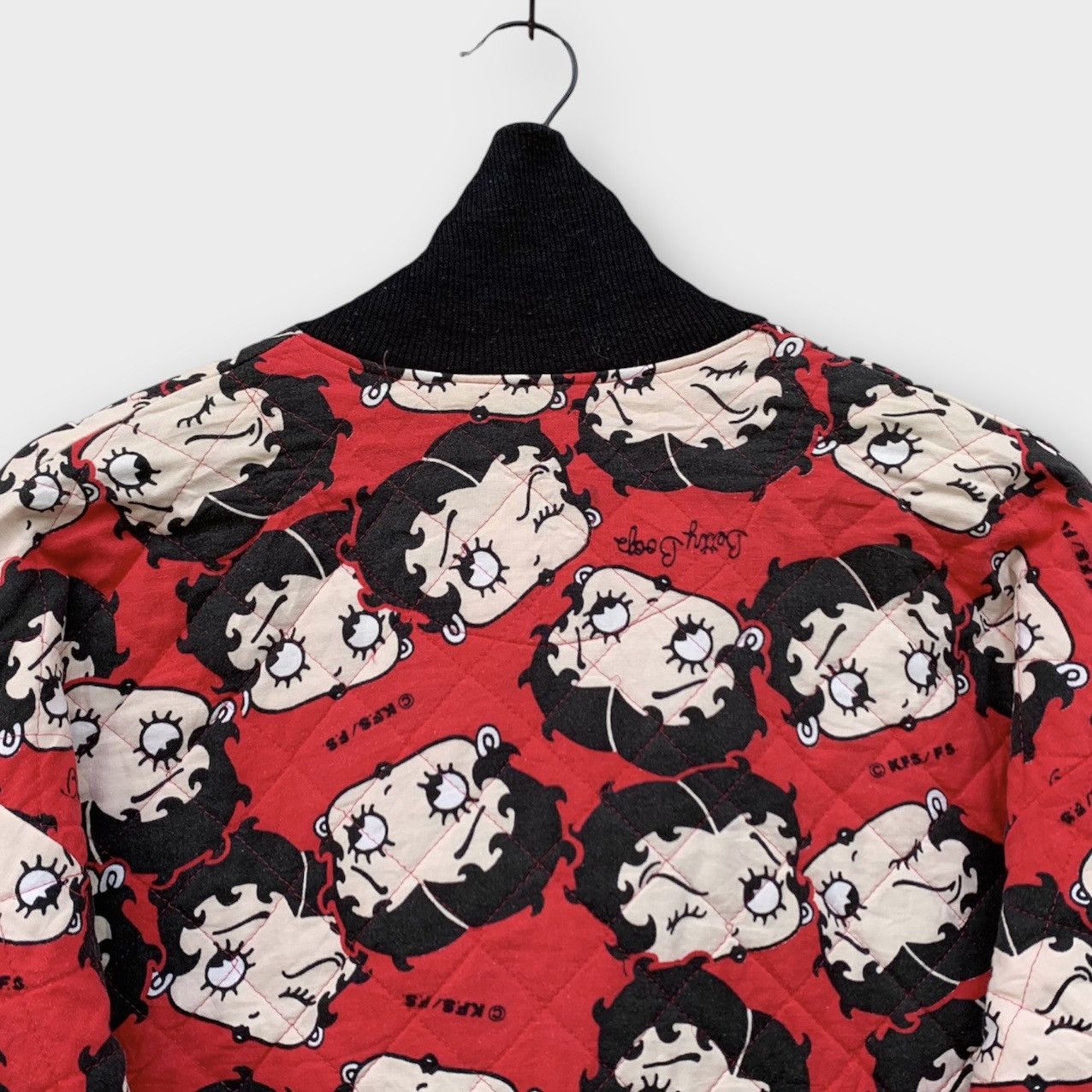 Cartoon Network Betty Boop Shawl Collar Quilted Cardigan Fullprint Size US L / EU 52-54 / 3 - 9 Thumbnail
