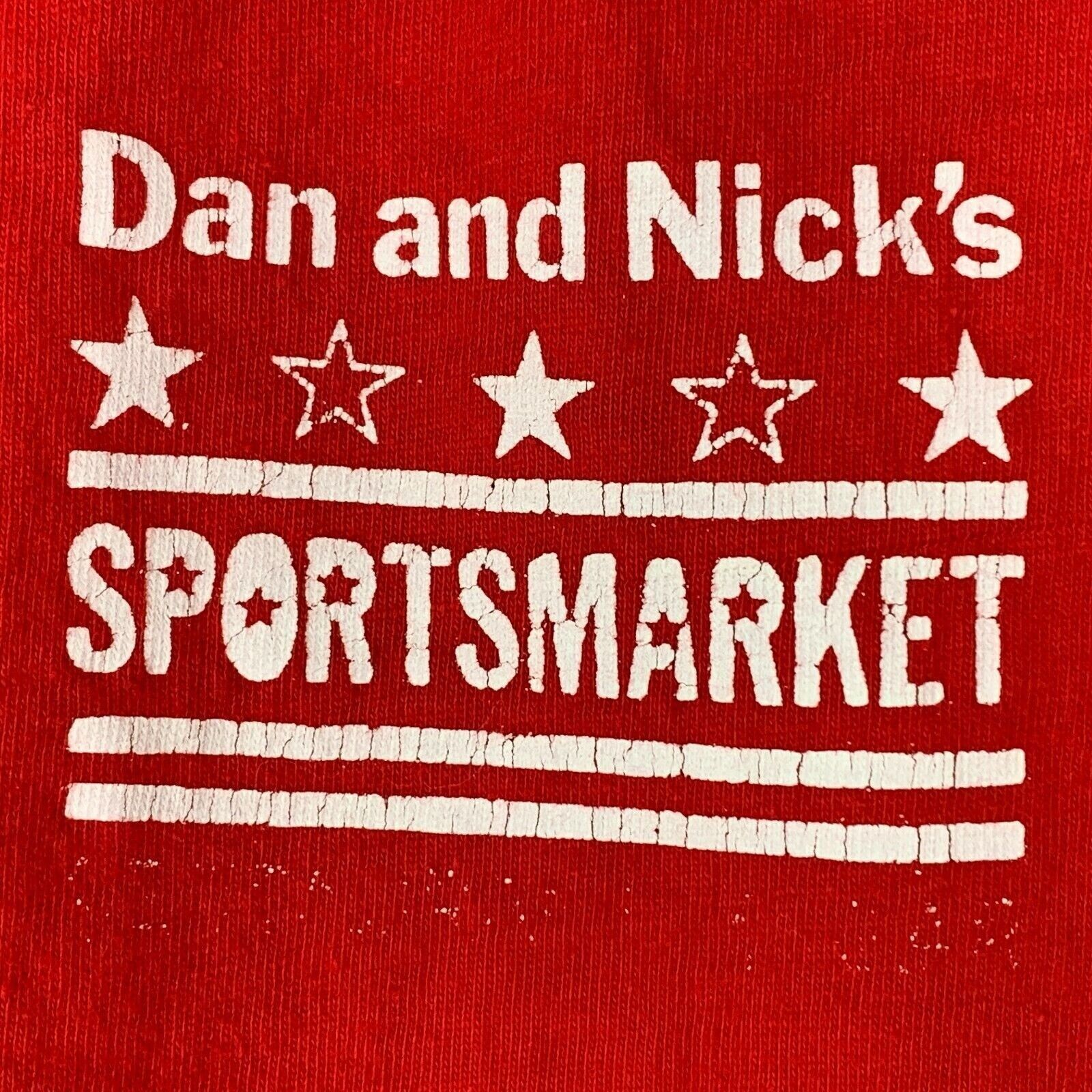 Hanes Vintage 80s Dan and Nicks Sportsmarket Bar T Shirt S Small Size US S / EU 44-46 / 1 - 4 Thumbnail