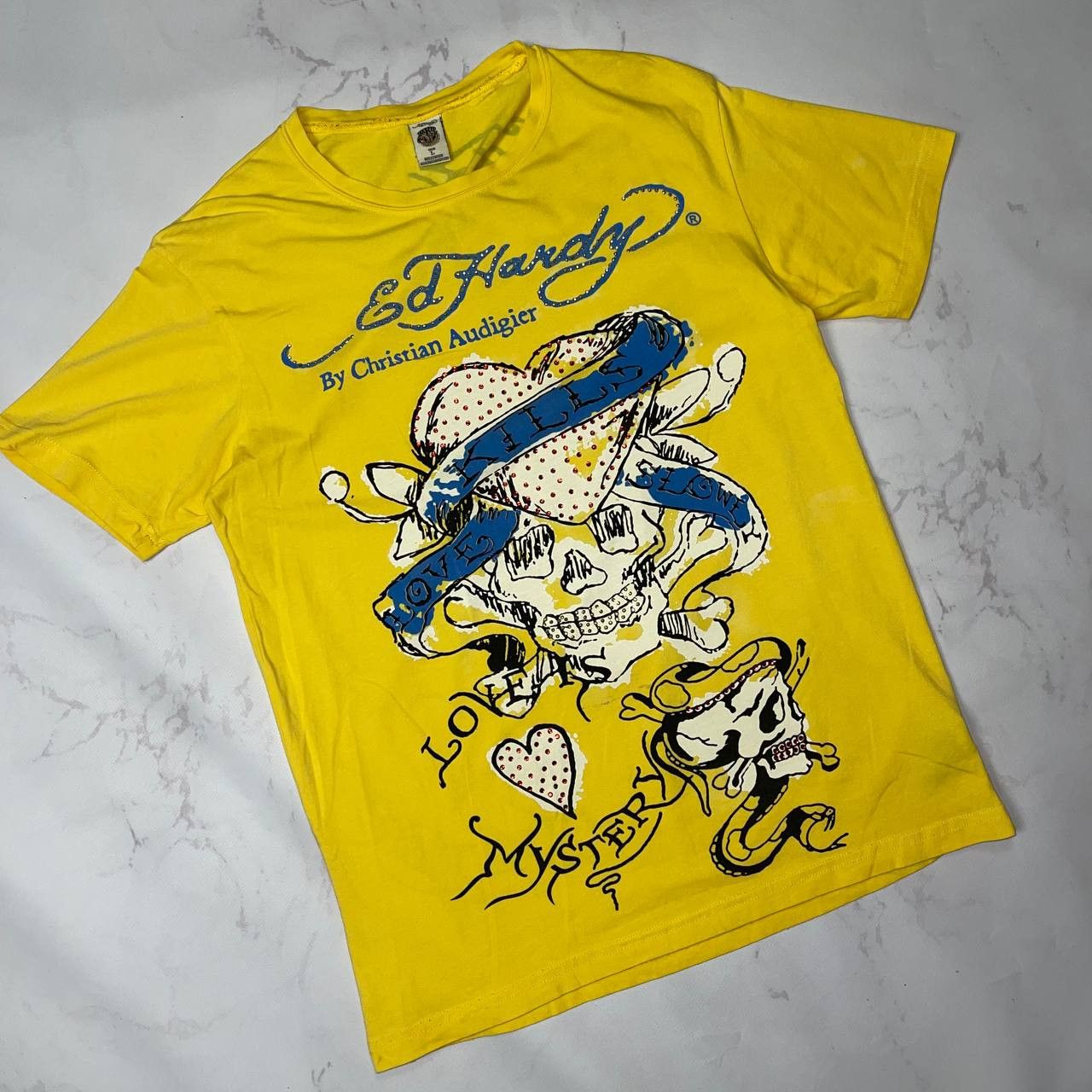 Ed Hardy Ed Hardy × Streetwear × Vintage Ed Hardy T-shirt Size L Y2K Size US L / EU 52-54 / 3 - 3 Thumbnail