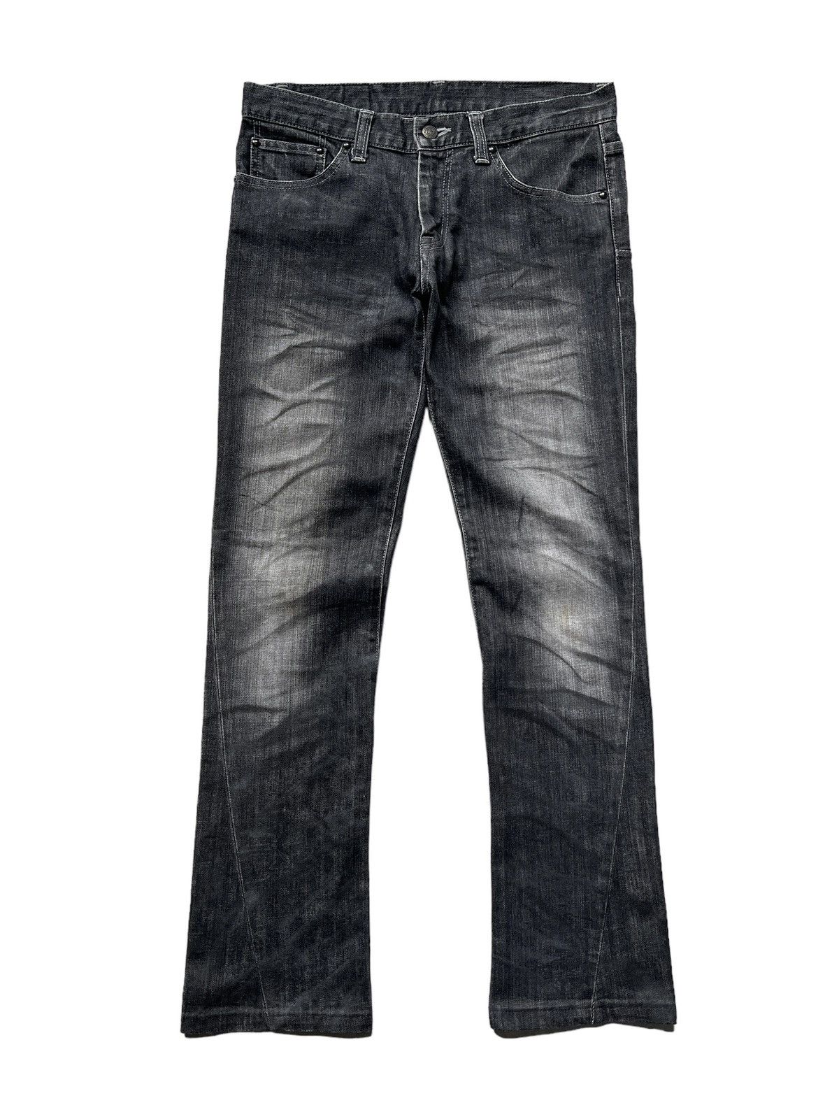 Tornado Mart Tornado Mart Goth Slim Flare Denim Size US 32 / EU 48 - 9 Thumbnail