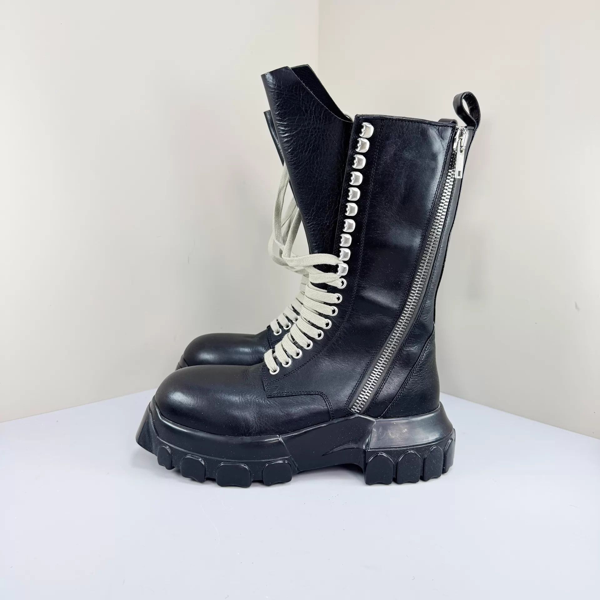 Rick Owens Rick Owens Octopus Strap Military Boots EU 38 New Size US 7.5 / IT 37.5 - 1 Thumbnail