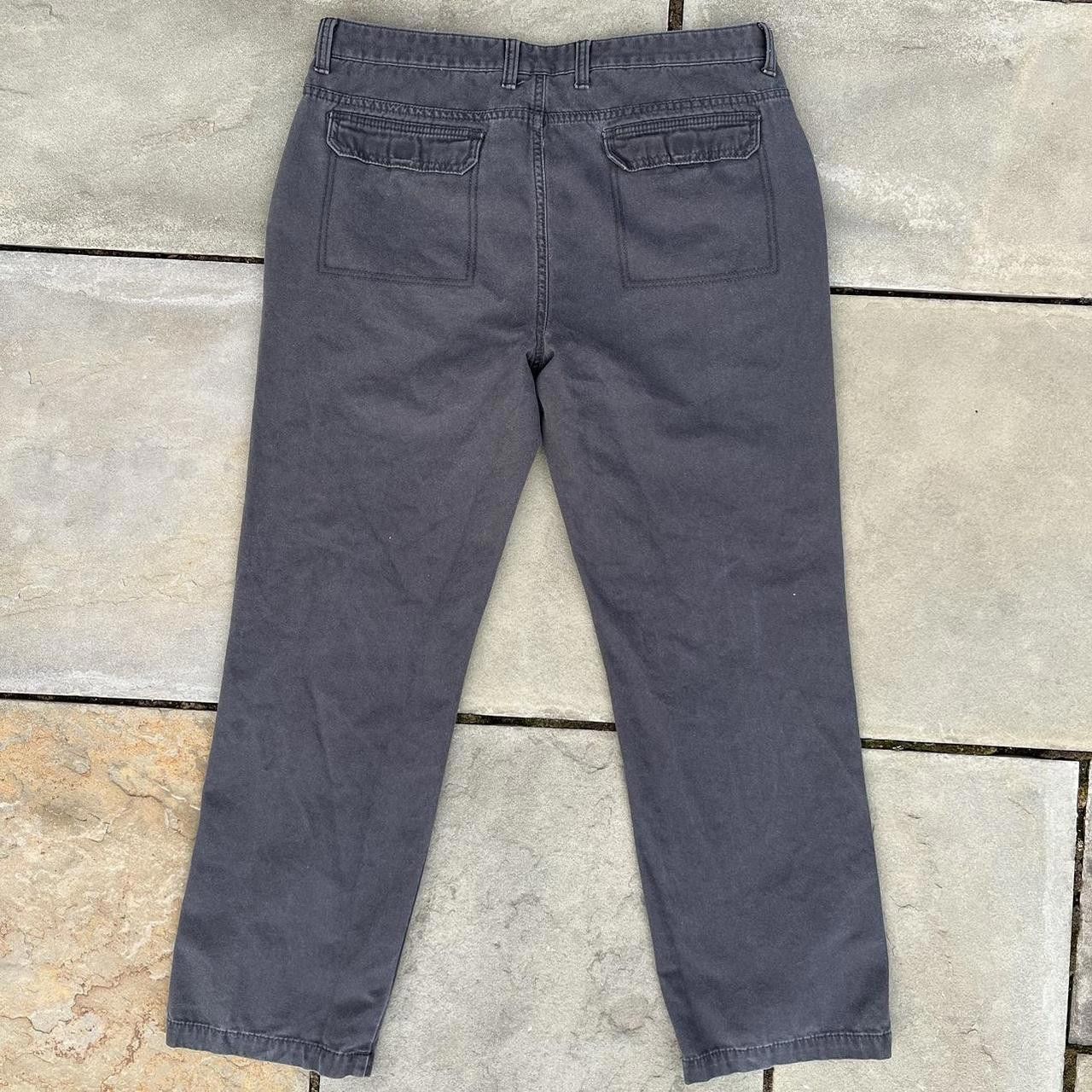 Weatherproof Y2K Dark Grey Canvas Utility Work Pants Size US 36 / EU 52 - 2 Thumbnail