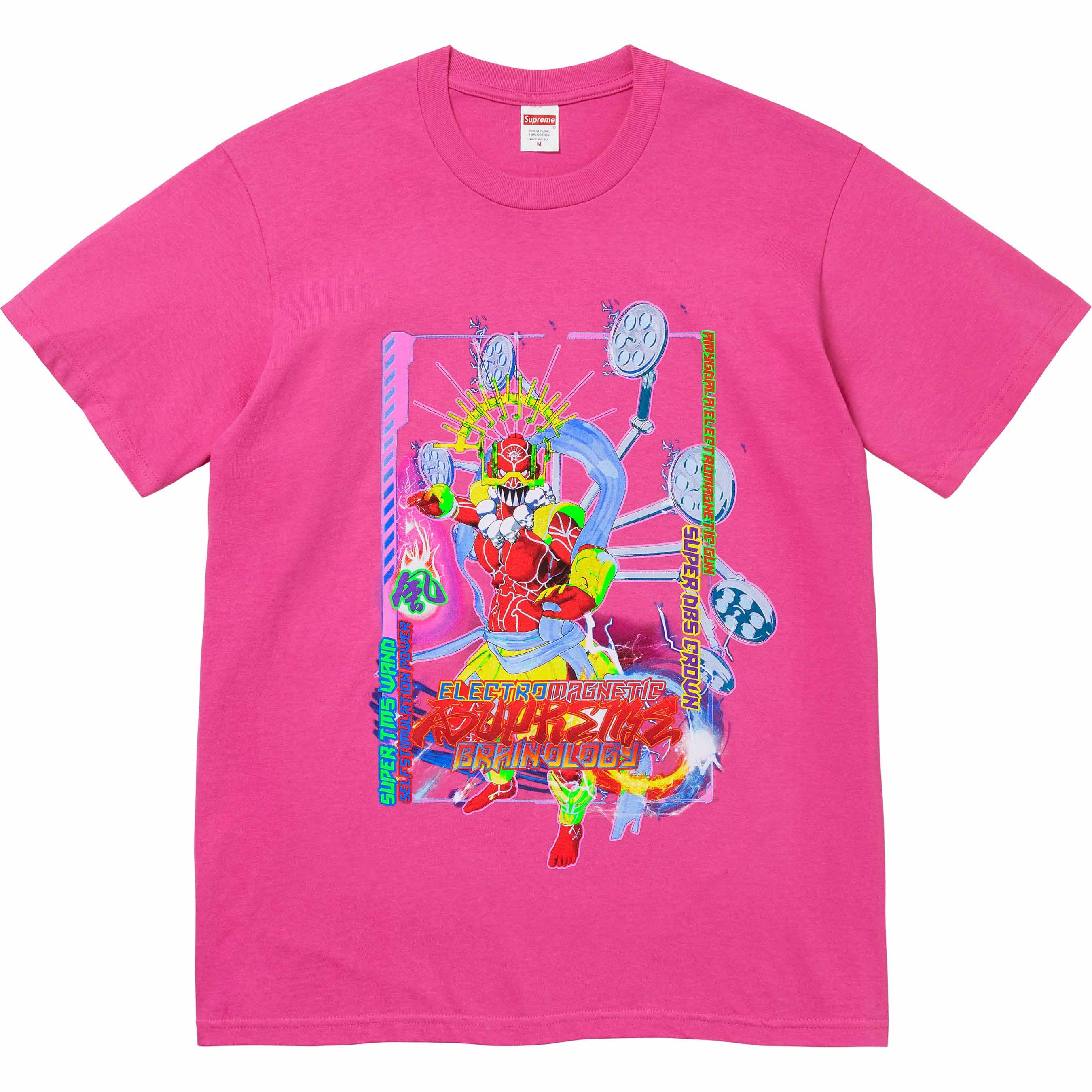 Supreme Supreme Electromagnetic Tee - Fuchsia - L - SS24 Size US L / EU 52-54 / 3 - 1 Thumbnail